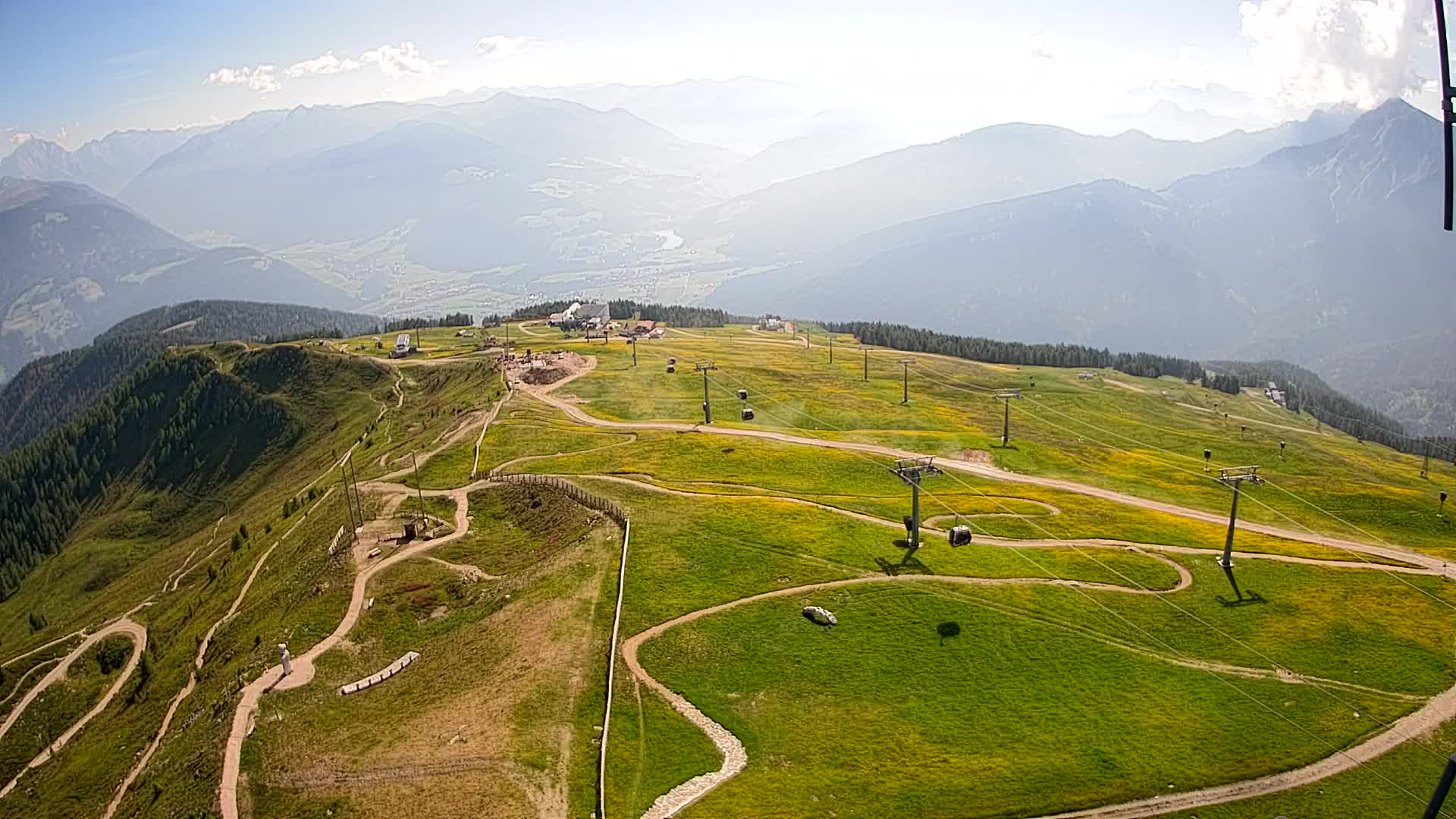Kronplatz-Gipfel | Blick nach Olang – Valdaora