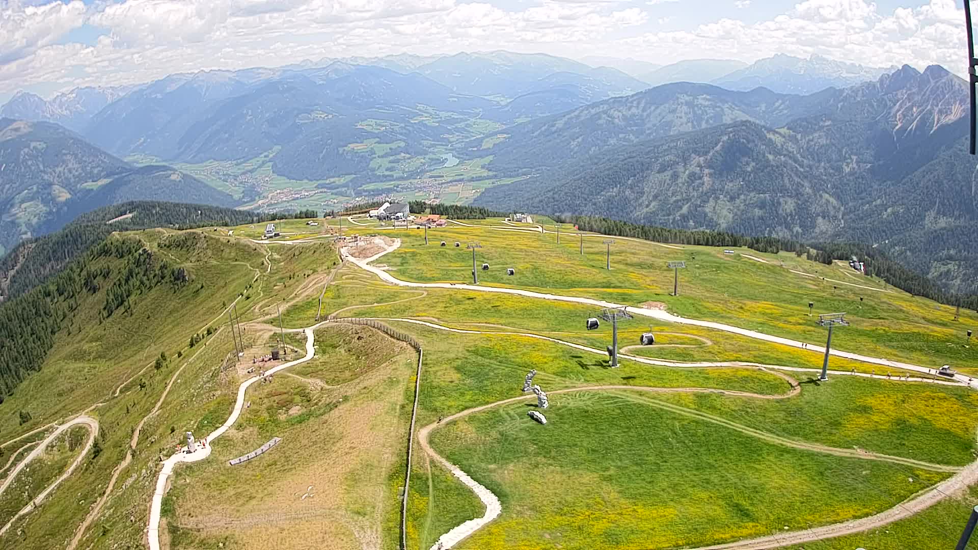 Sommet du Kronplatz | vue sur Valdaora – Olang