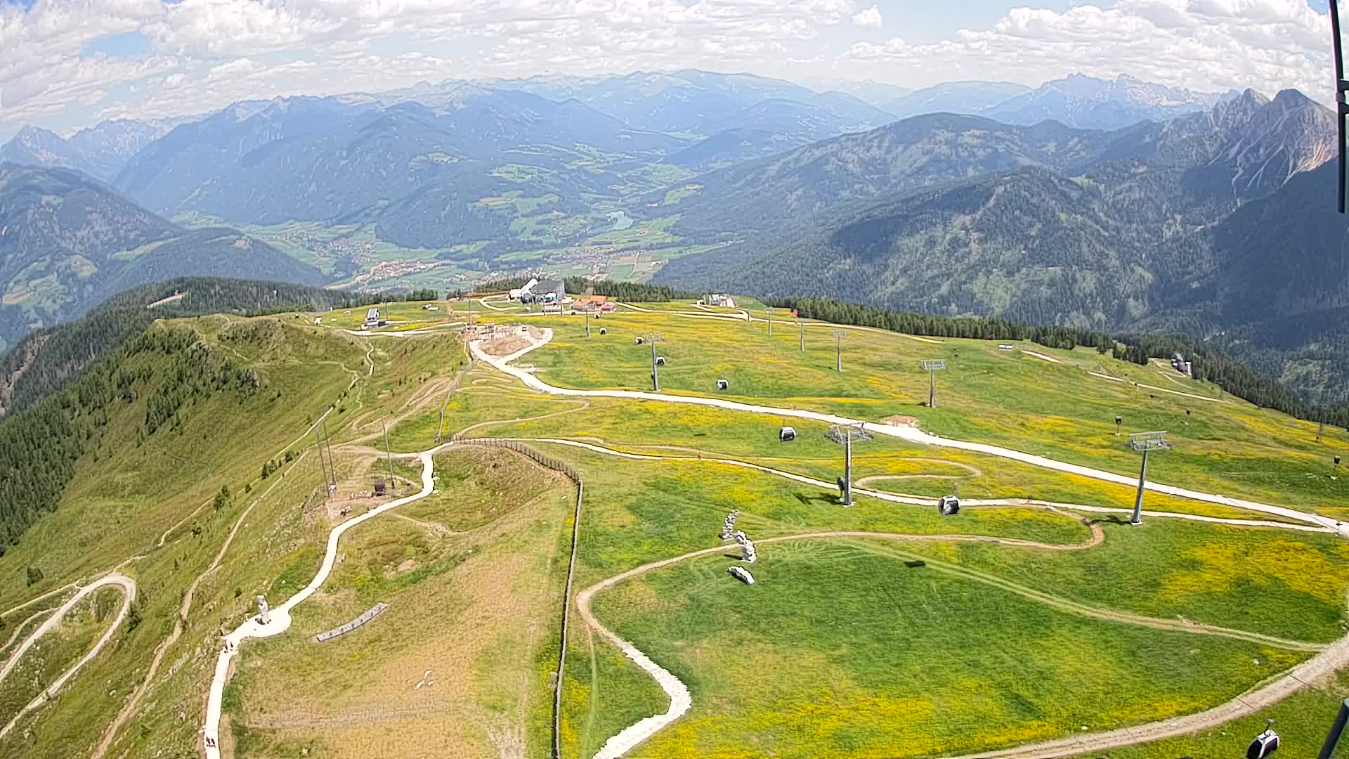 Sommet du Kronplatz | vue sur Valdaora – Olang