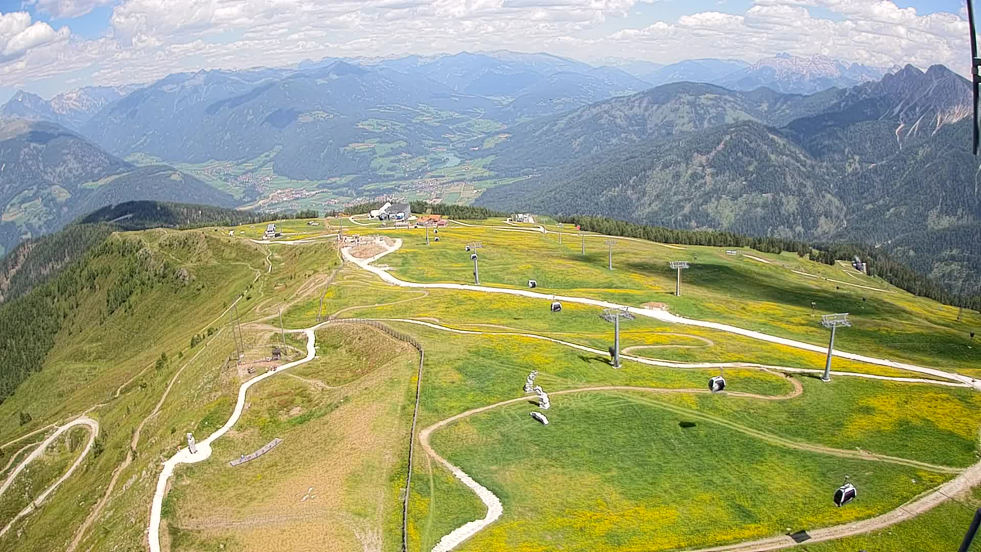 Sommet du Kronplatz | vue sur Valdaora – Olang