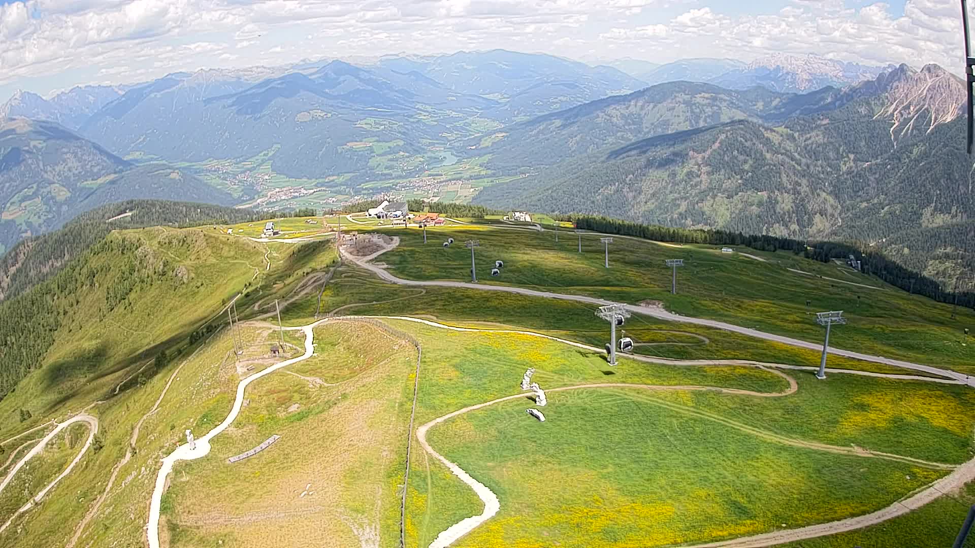 Sommet du Kronplatz | vue sur Valdaora – Olang