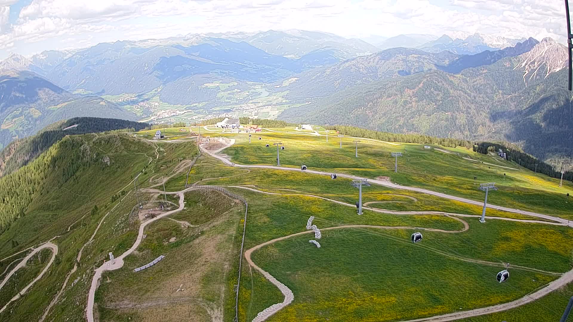 Sommet du Kronplatz | vue sur Valdaora – Olang