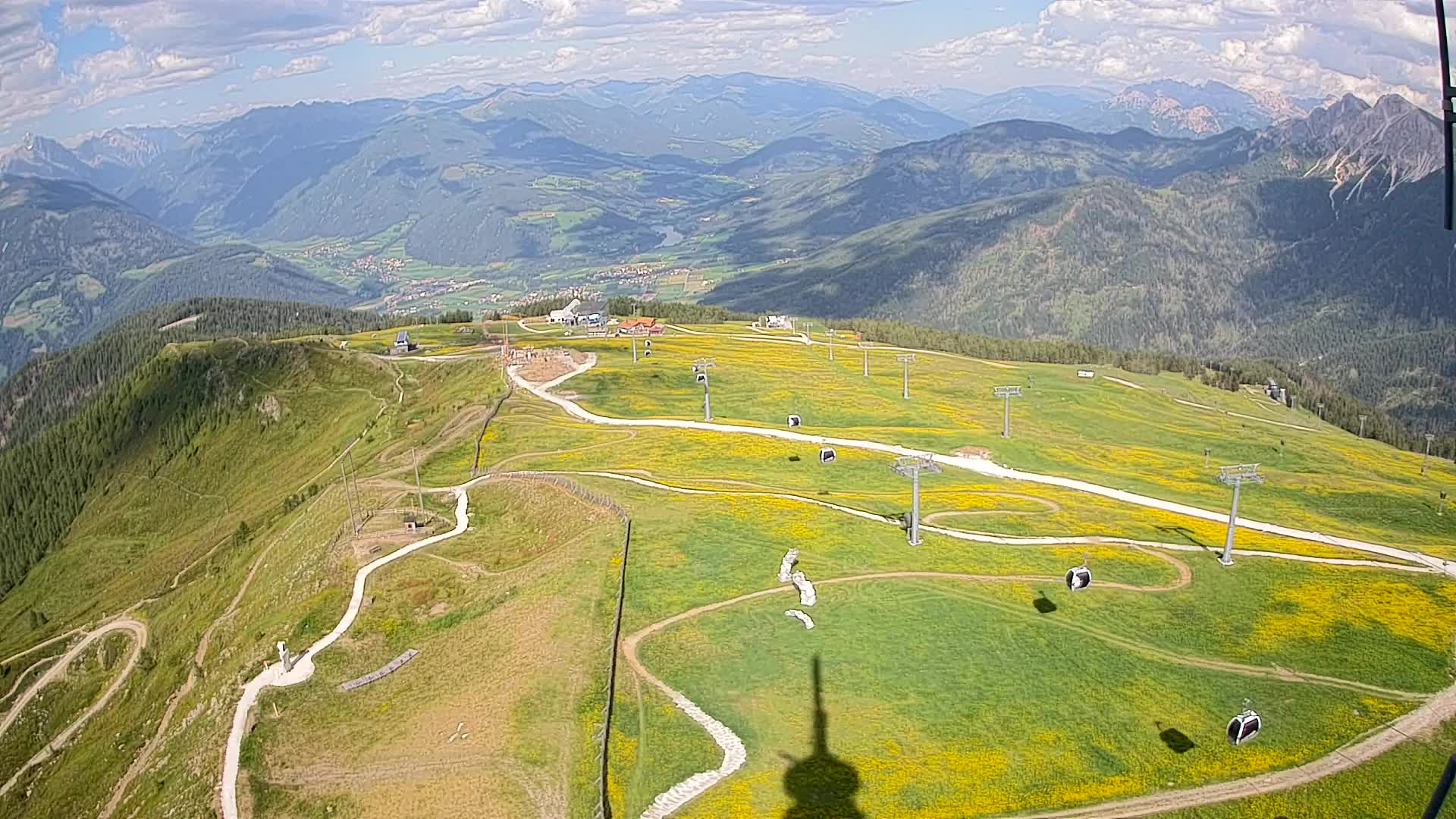 Kronplatz vrh | pogled na Valdaora – Olang