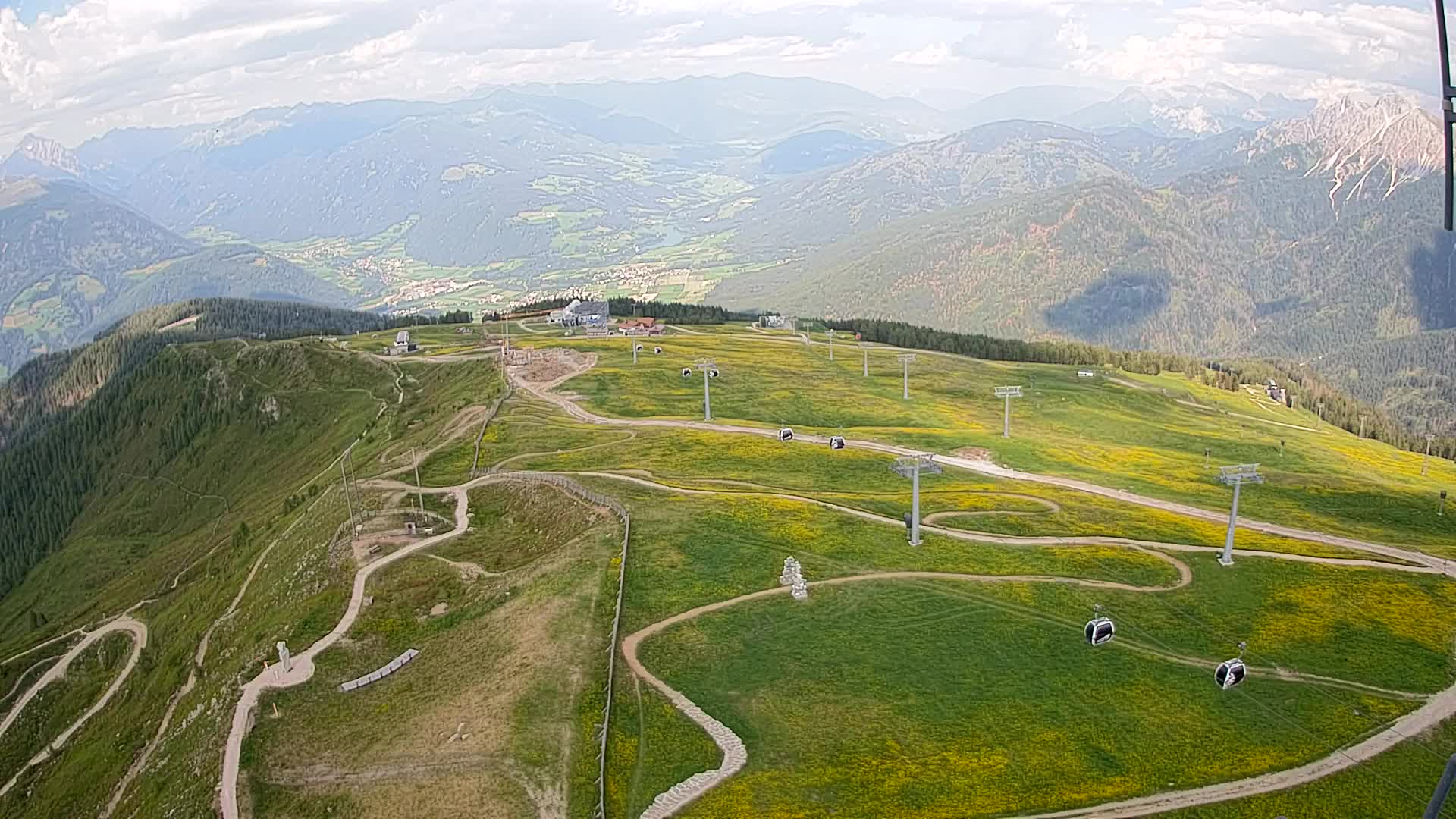 Kronplatz-Gipfel | Blick nach Olang – Valdaora
