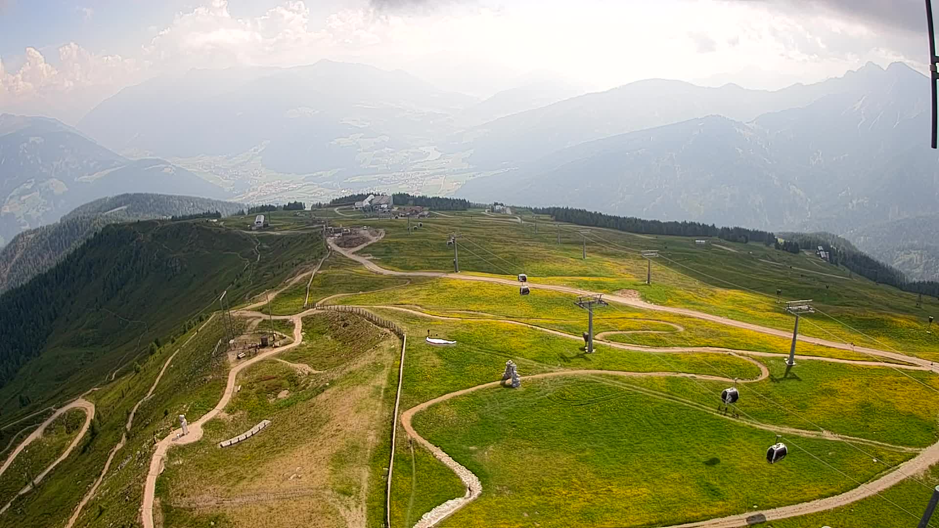 Kronplatz-Gipfel | Blick nach Olang – Valdaora