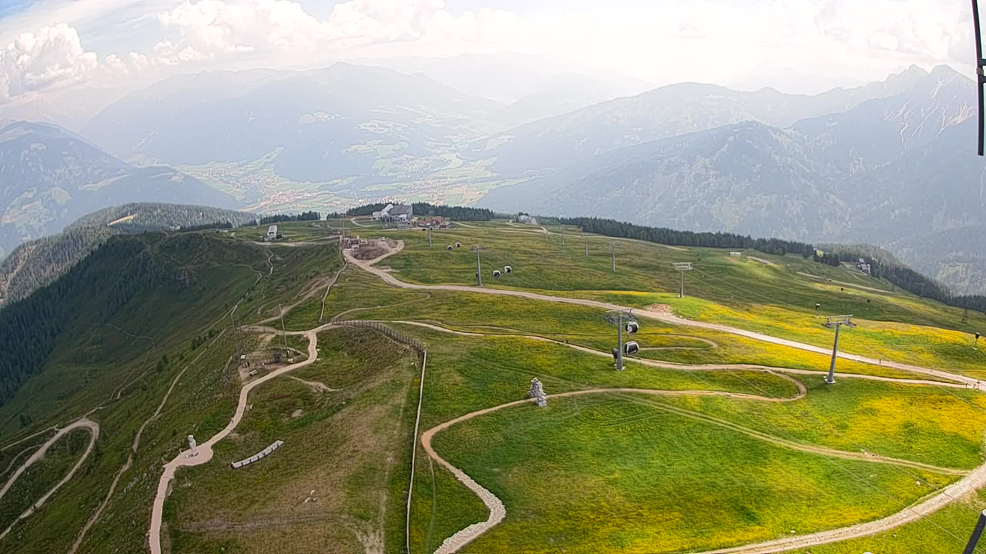 Sommet du Kronplatz | vue sur Valdaora – Olang