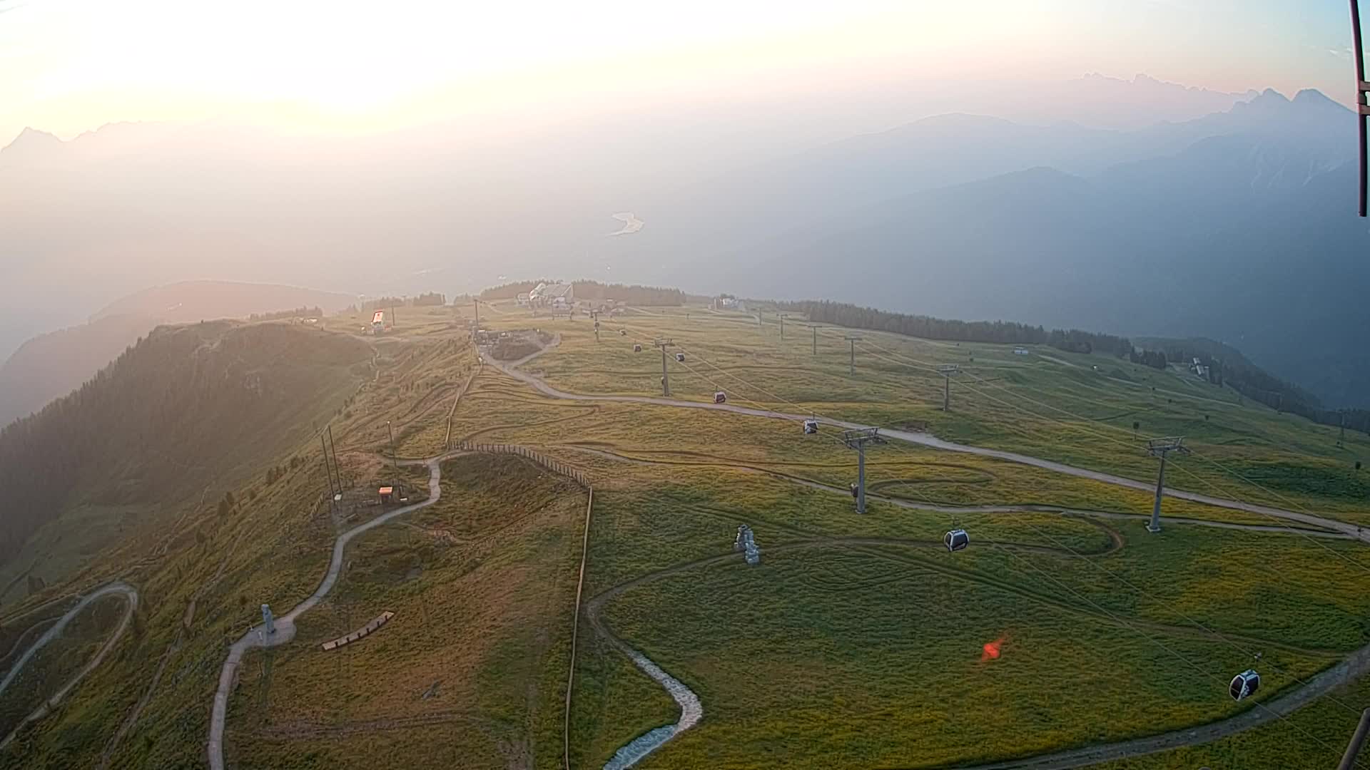 Kronplatz-Gipfel | Blick nach Olang – Valdaora