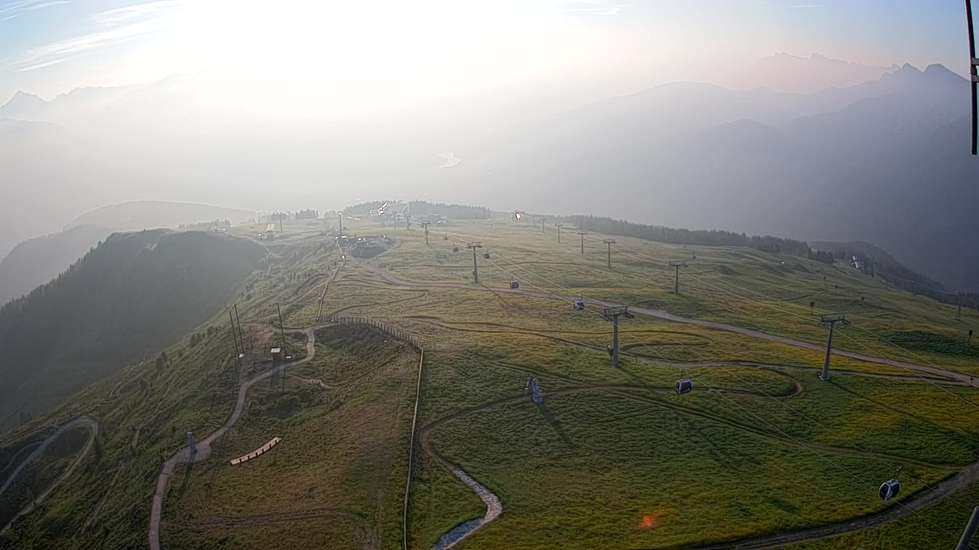 Kronplatz-Gipfel | Blick nach Olang – Valdaora