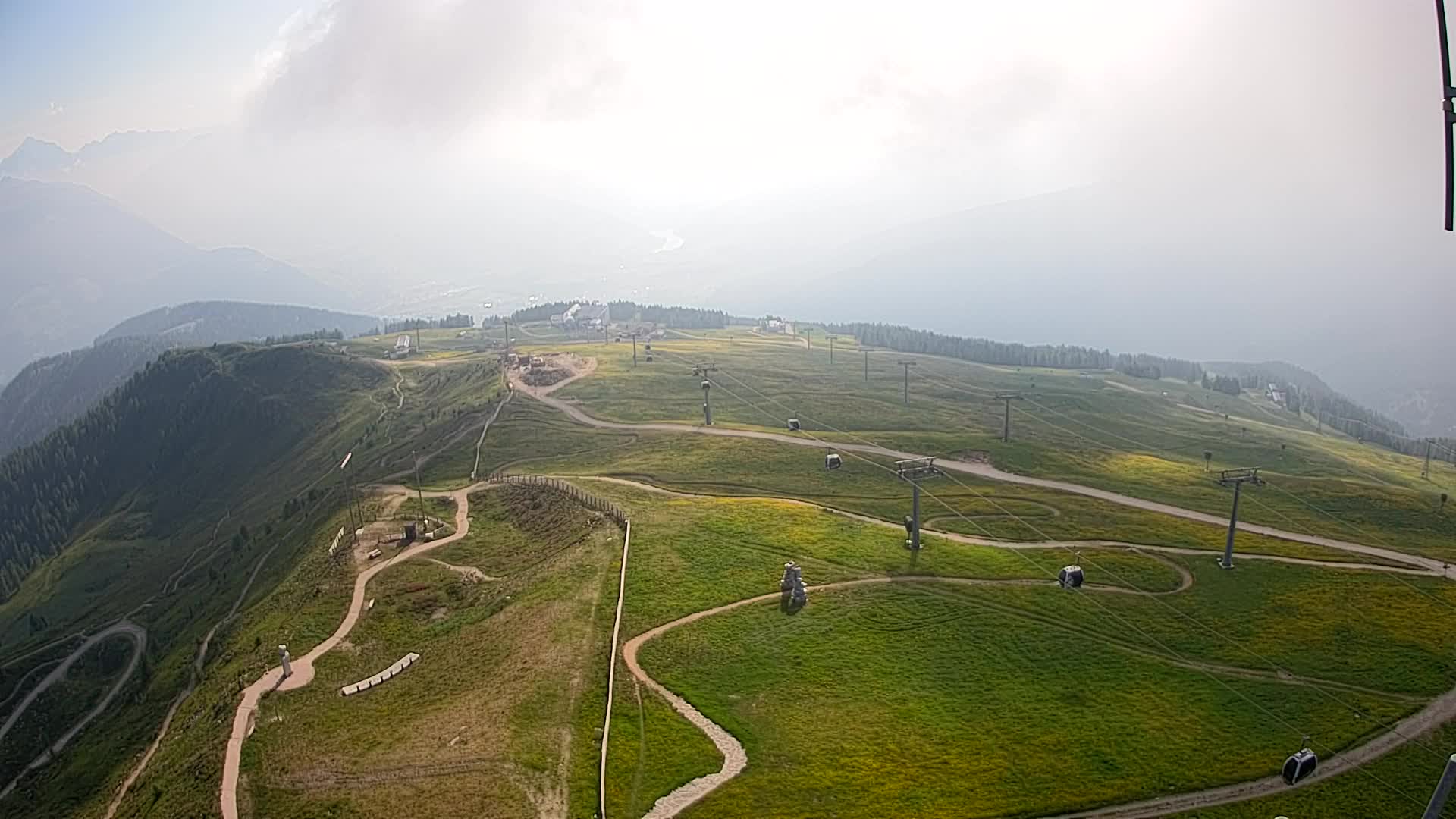 Kronplatz-Gipfel | Blick nach Olang – Valdaora