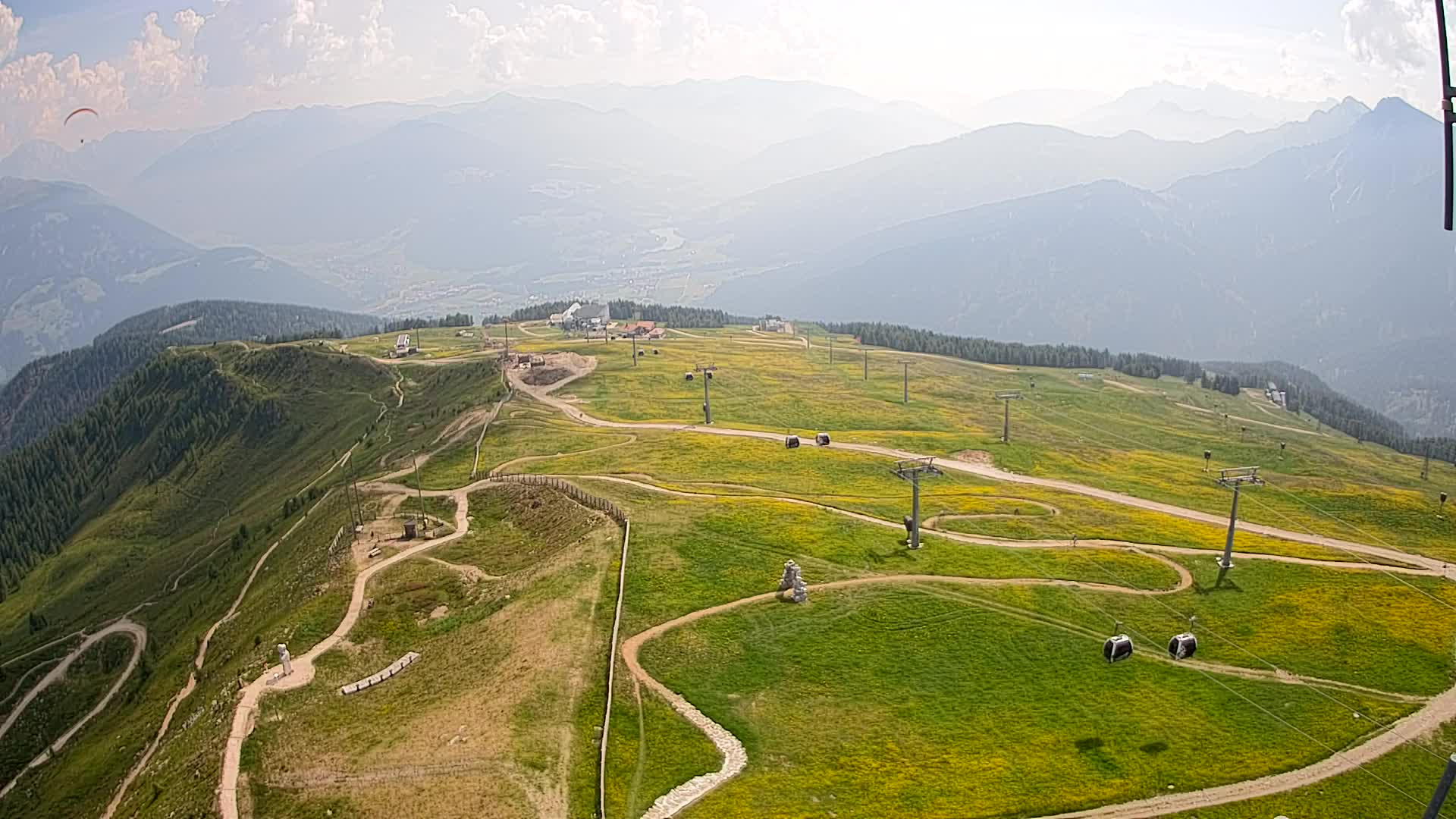 Kronplatz-Gipfel | Blick nach Olang – Valdaora