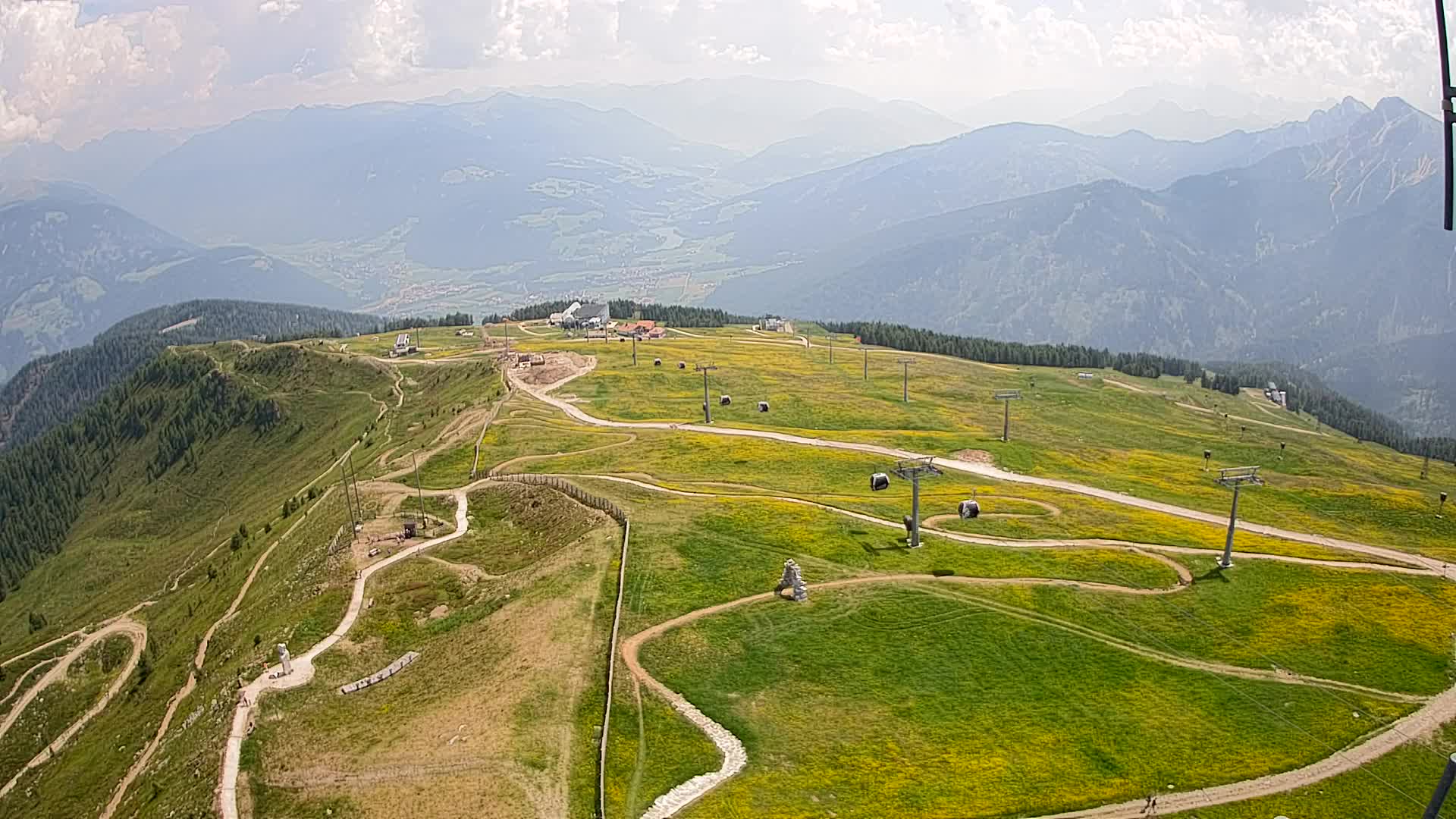 Kronplatz-Gipfel | Blick nach Olang – Valdaora