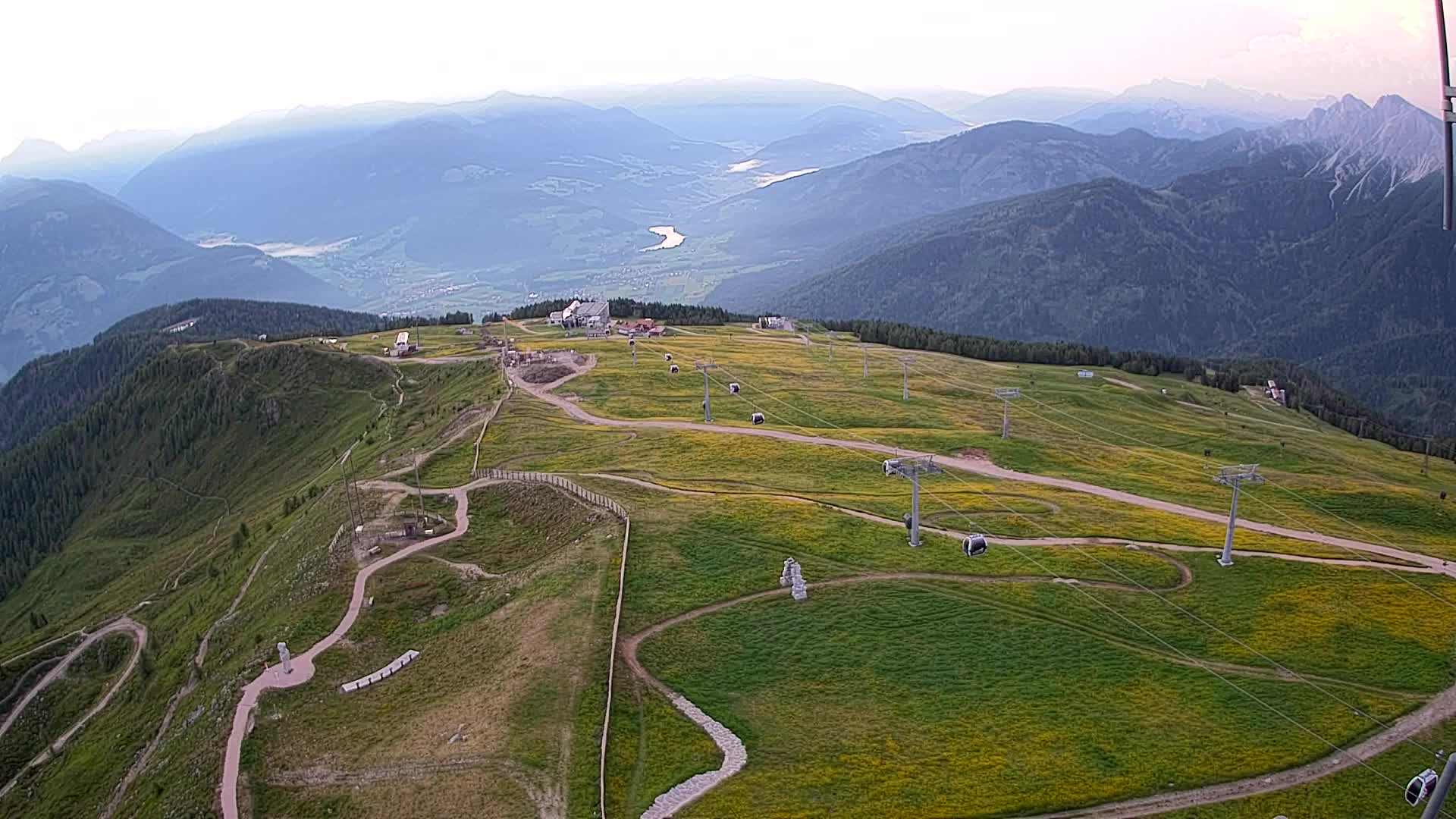 Kronplatz vrh | pogled na Valdaora – Olang