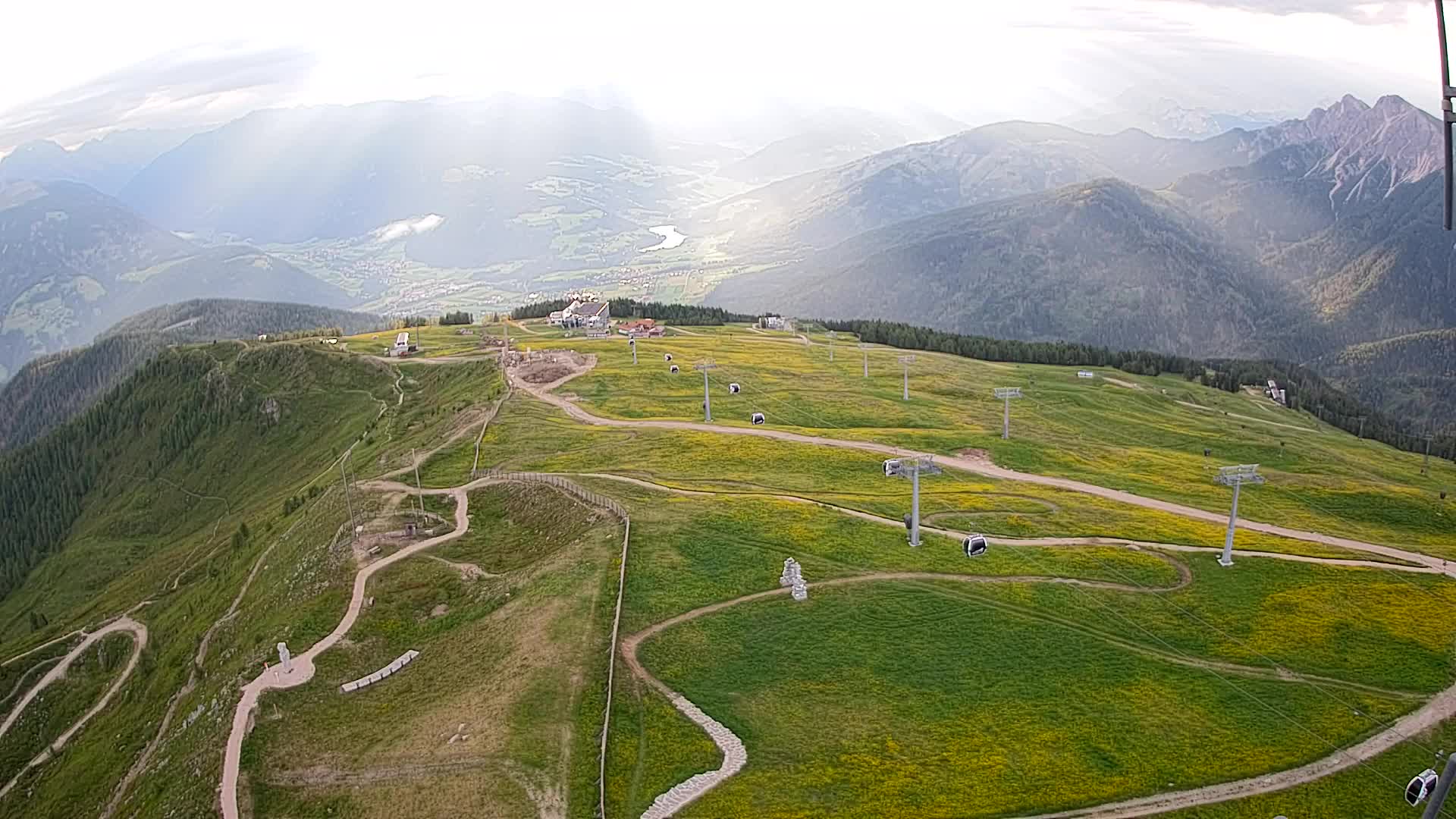 Kronplatz-Gipfel | Blick nach Olang – Valdaora