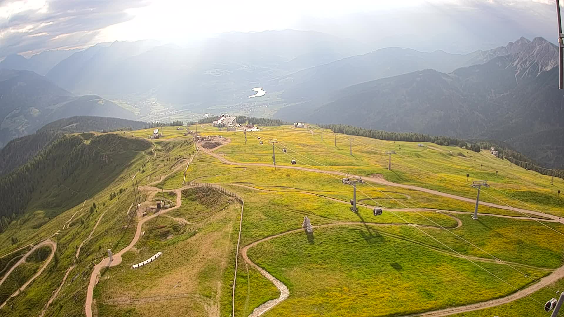 Kronplatz-Gipfel | Blick nach Olang – Valdaora