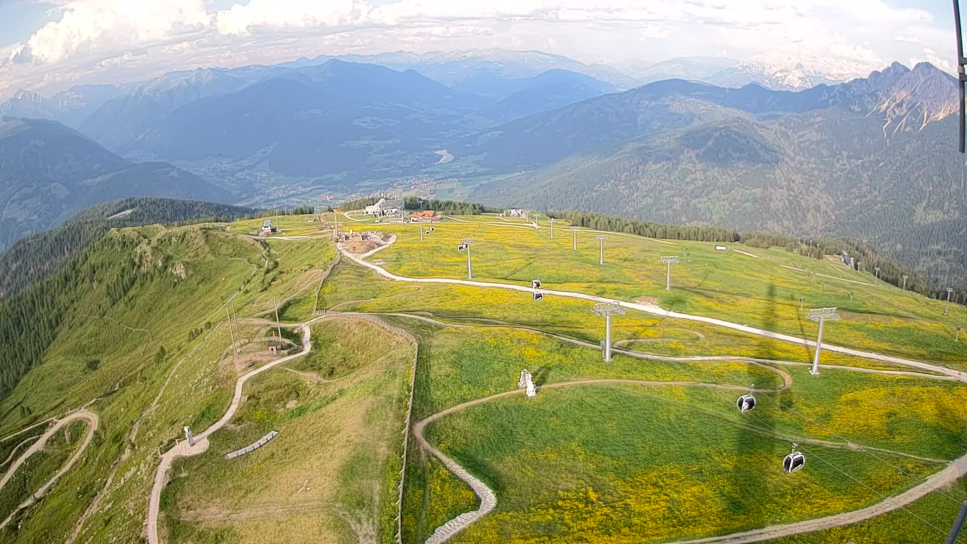 Kronplatz-Gipfel | Blick nach Olang – Valdaora