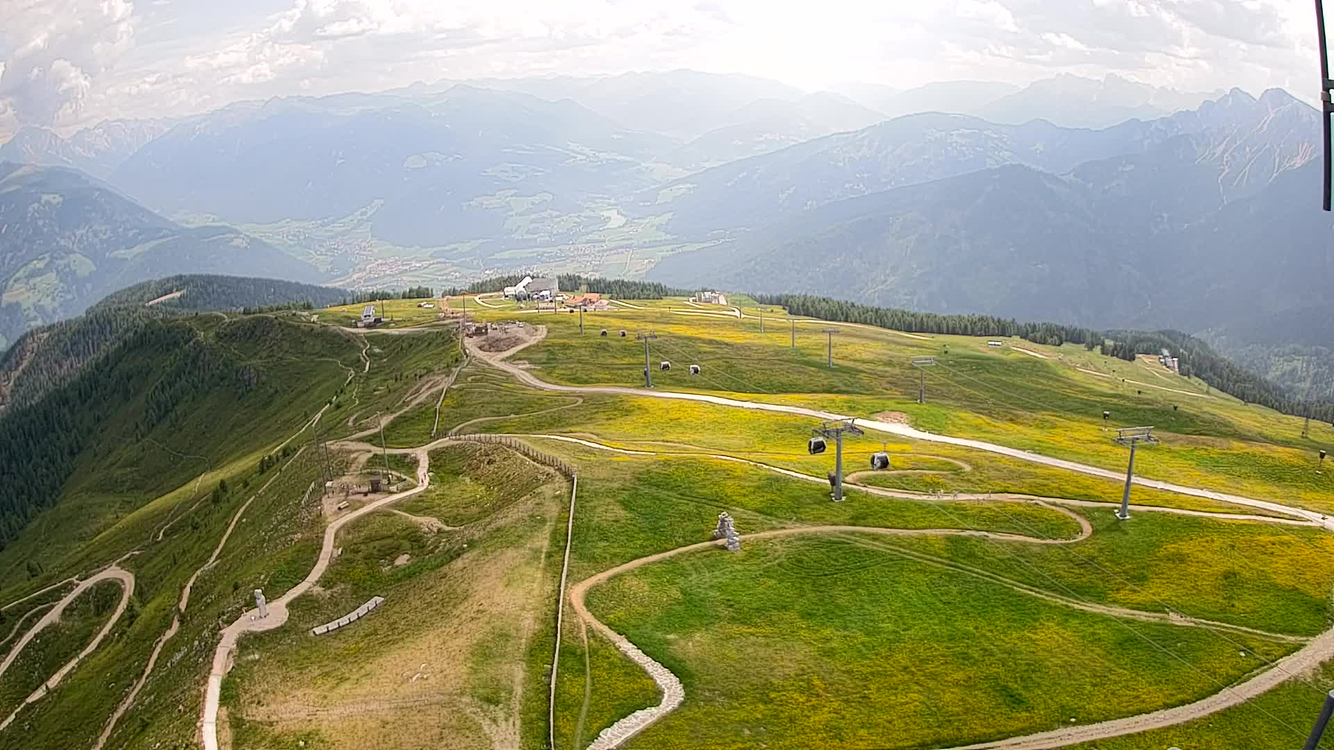 Sommet du Kronplatz | vue sur Valdaora – Olang