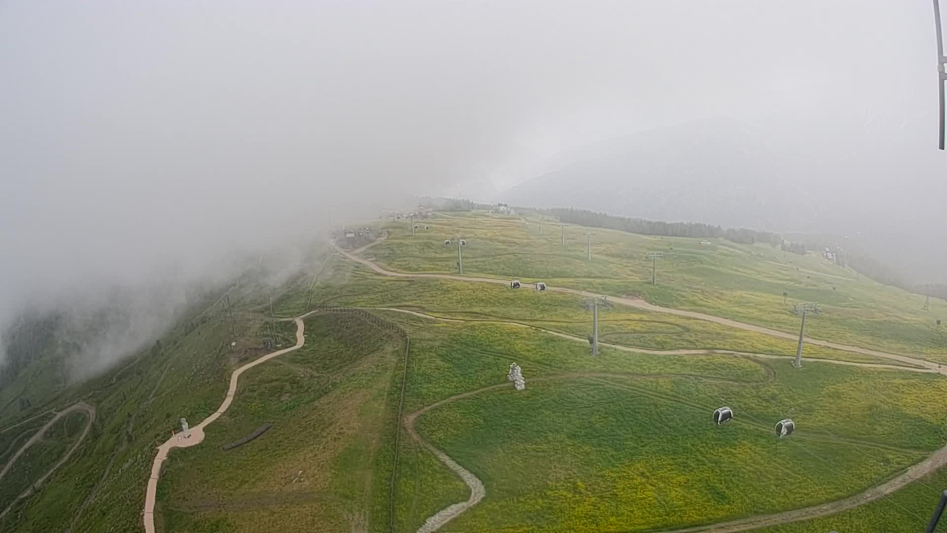 Kronplatz-Gipfel | Blick nach Olang – Valdaora