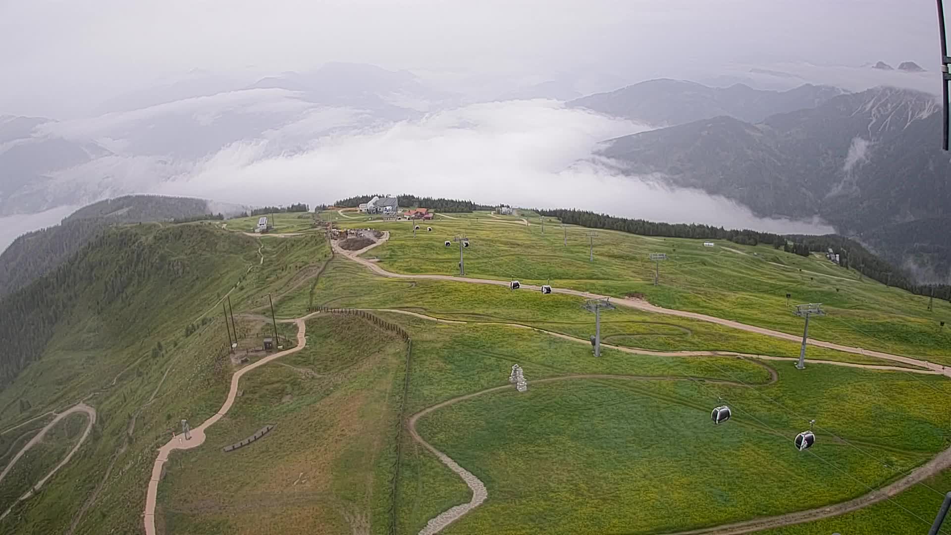 Sommet du Kronplatz | vue sur Valdaora – Olang