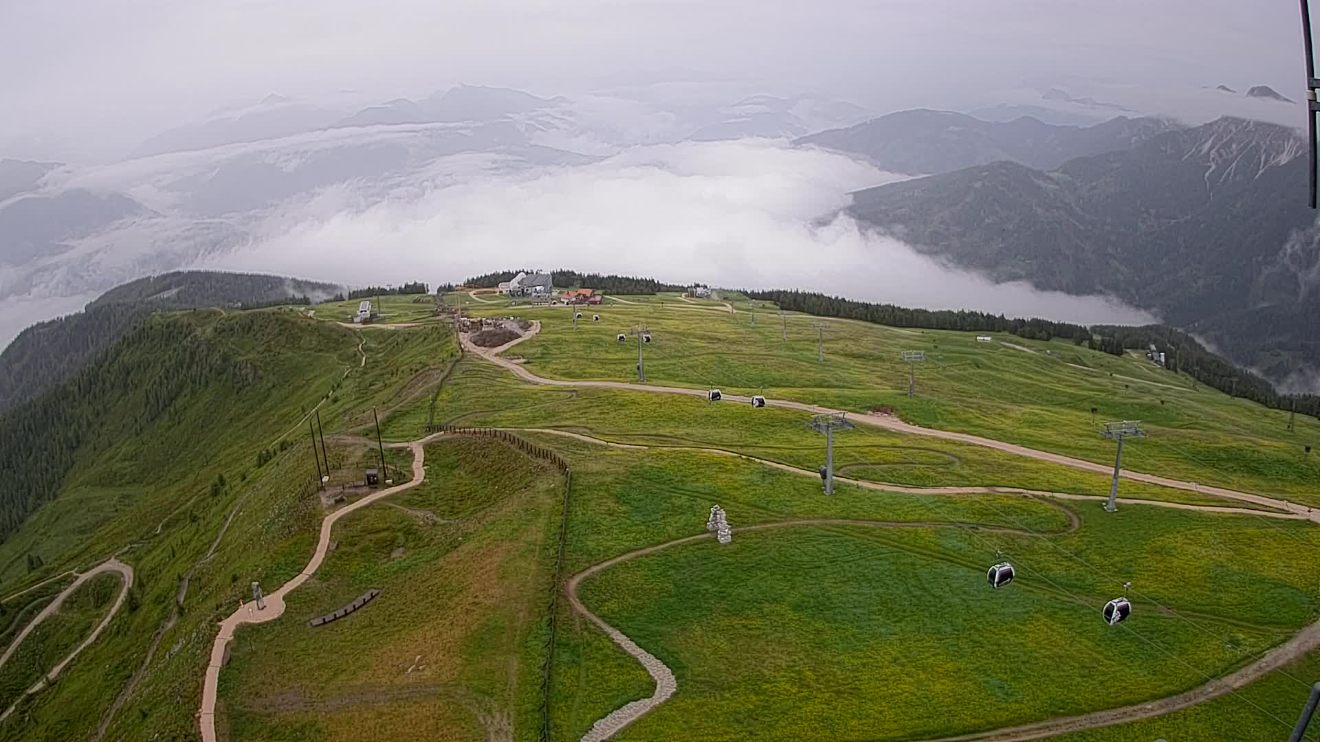 Kronplatz vrh | pogled na Valdaora – Olang