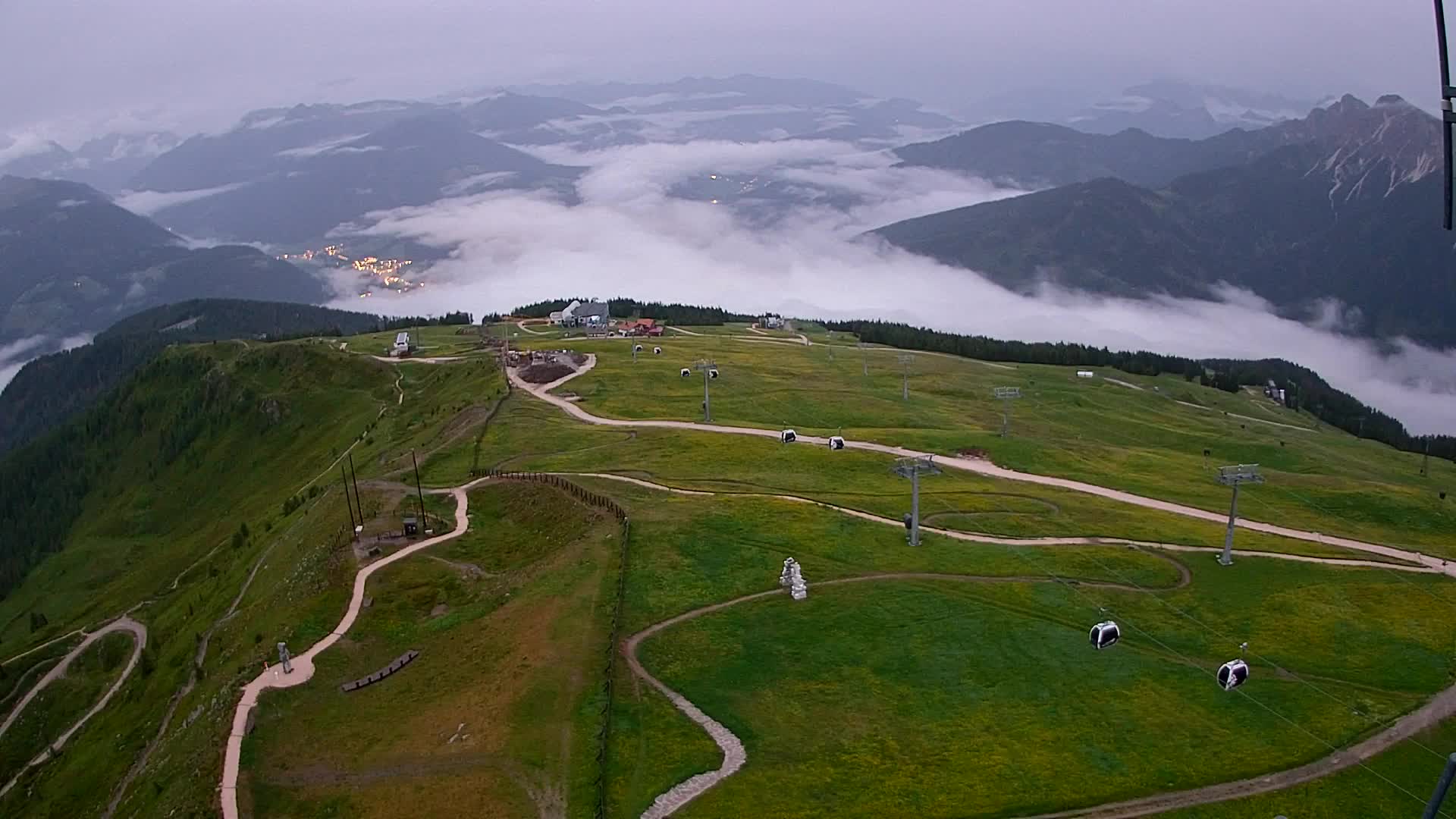 Sommet du Kronplatz | vue sur Valdaora – Olang