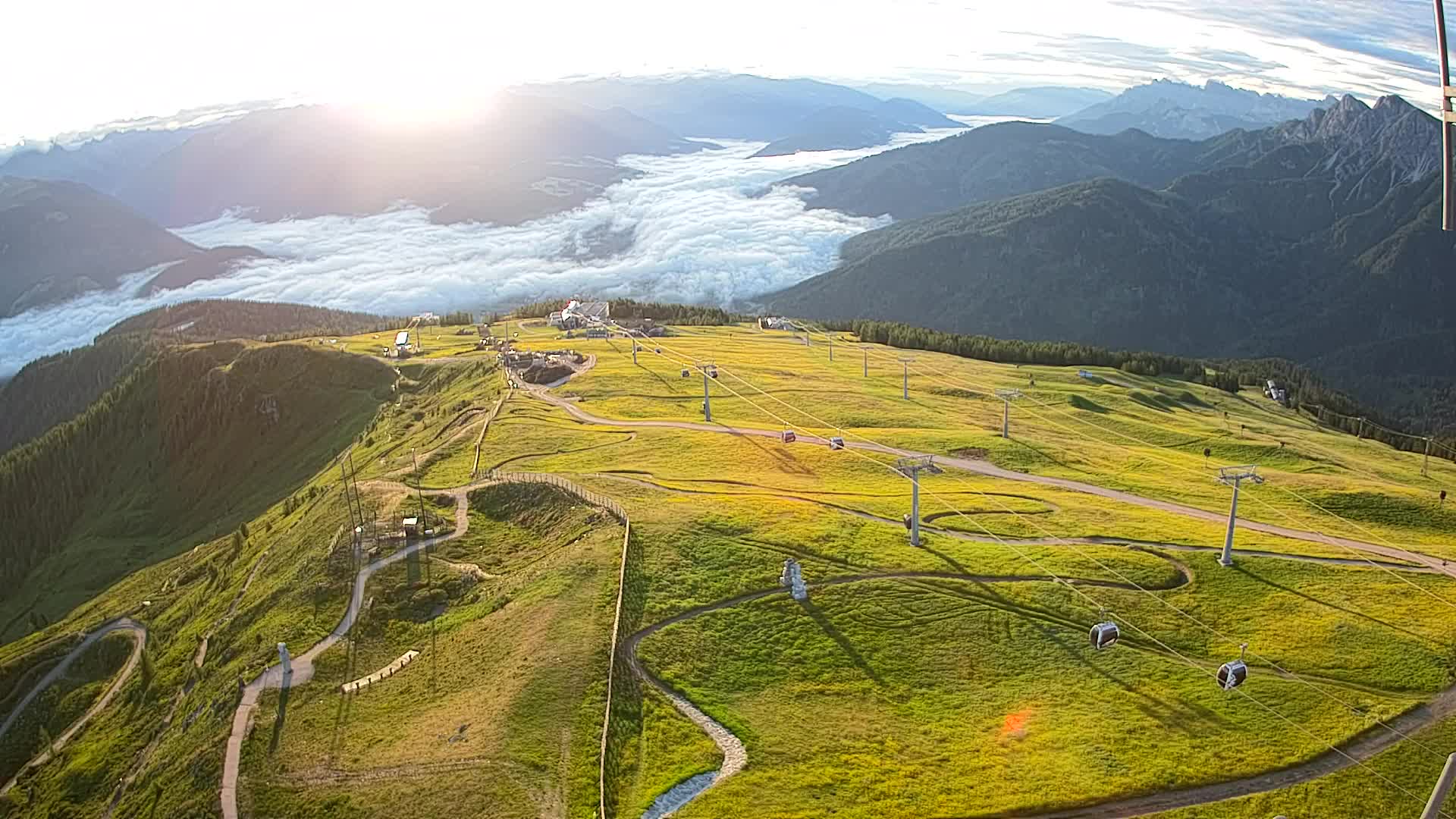 Sommet du Kronplatz | vue sur Valdaora – Olang