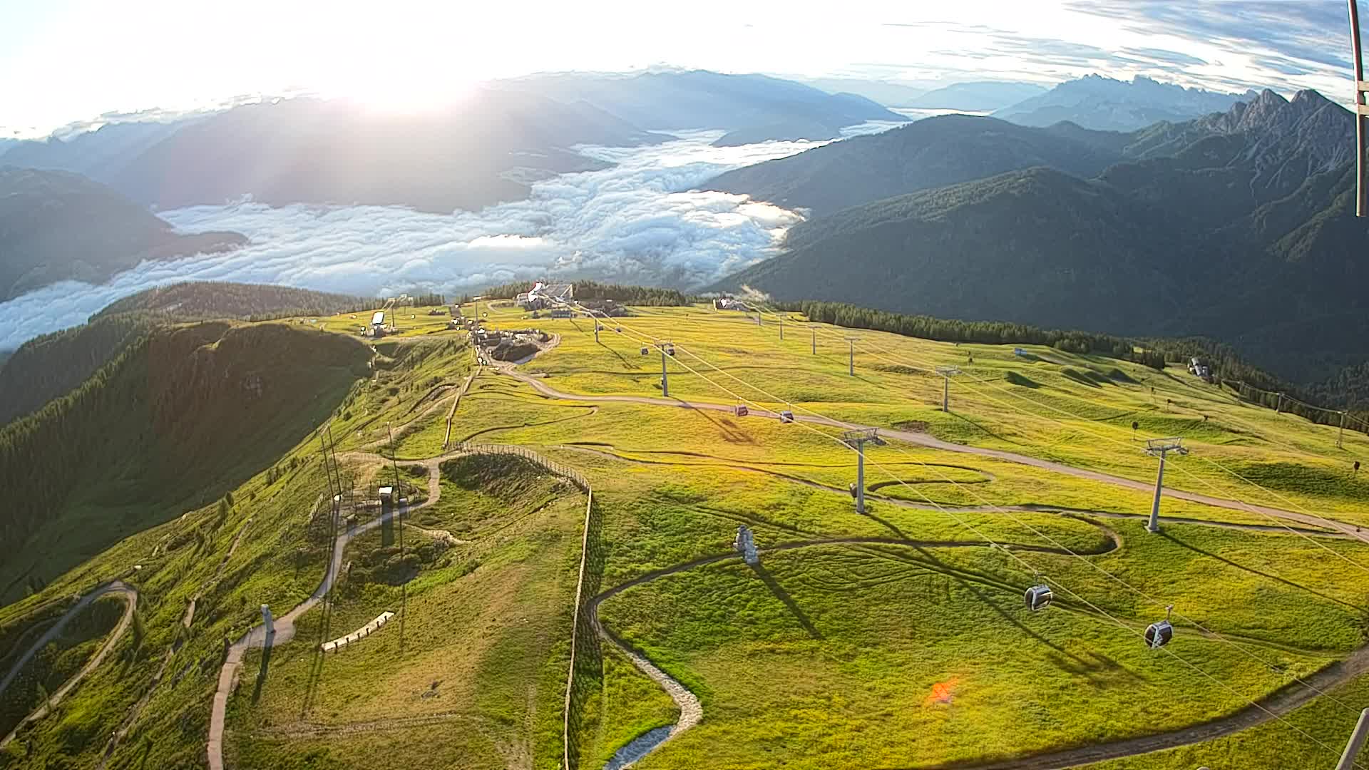 Sommet du Kronplatz | vue sur Valdaora – Olang