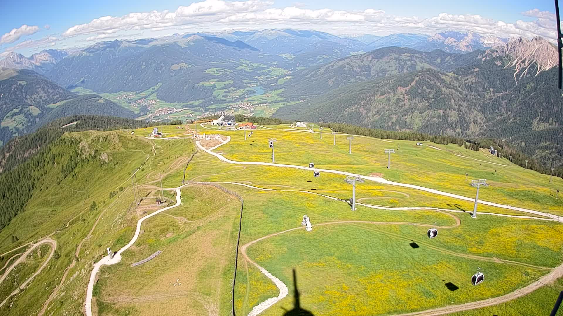 Kronplatz-Gipfel | Blick nach Olang – Valdaora