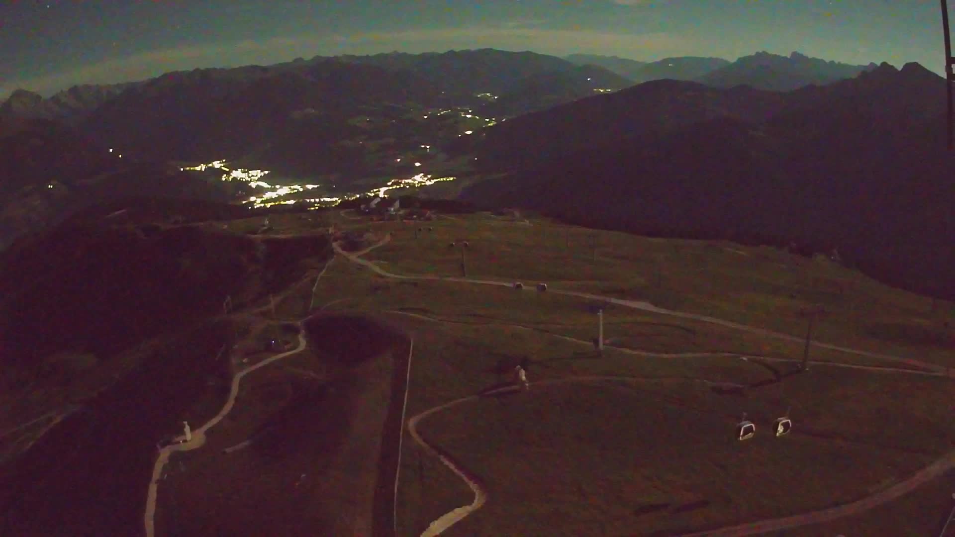 Kronplatz-Gipfel | Blick nach Olang – Valdaora