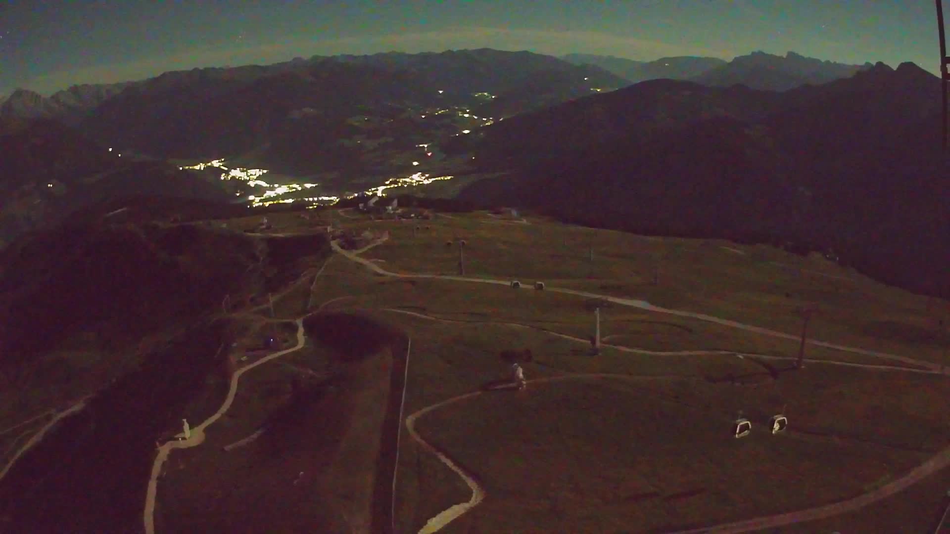 Kronplatz-Gipfel | Blick nach Olang – Valdaora