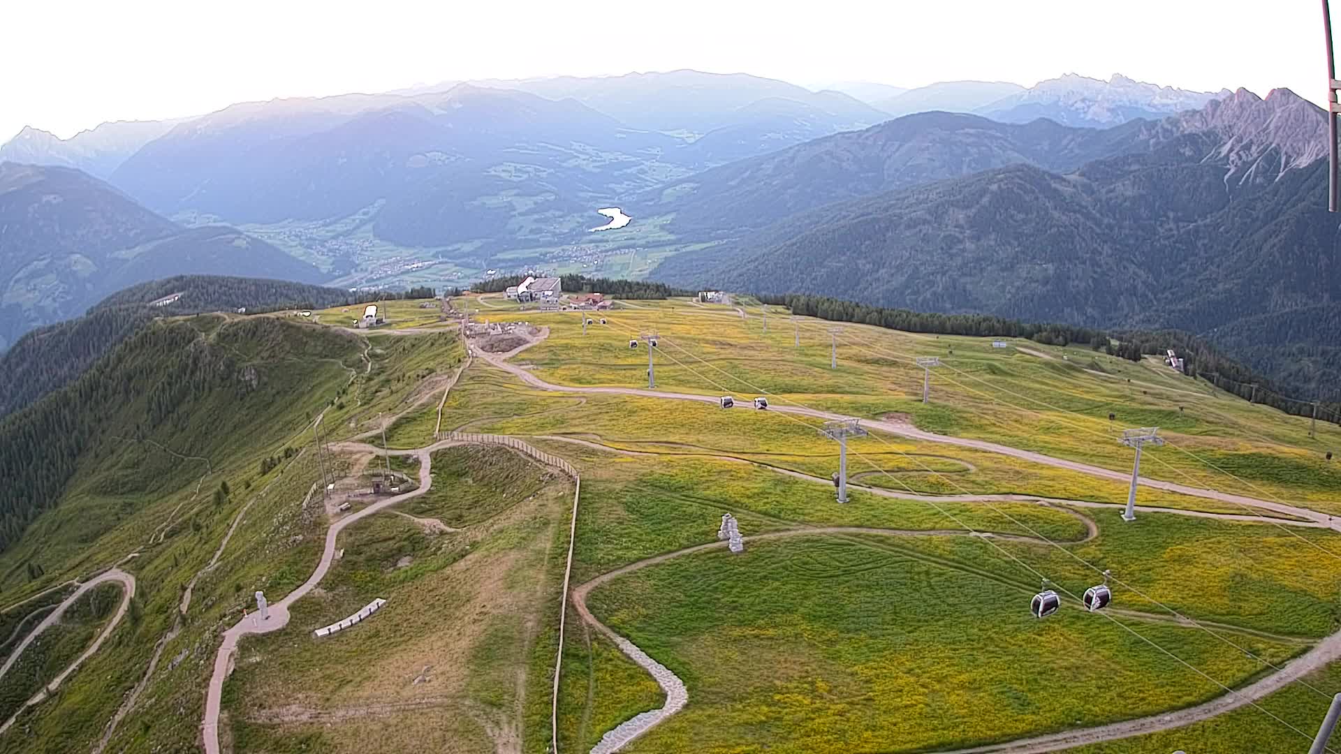 Kronplatz-Gipfel | Blick nach Olang – Valdaora