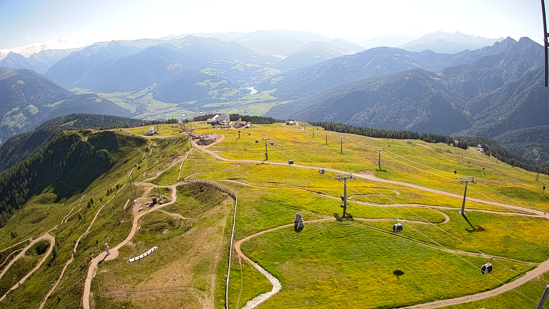 Kronplatz-Gipfel | Blick nach Olang – Valdaora