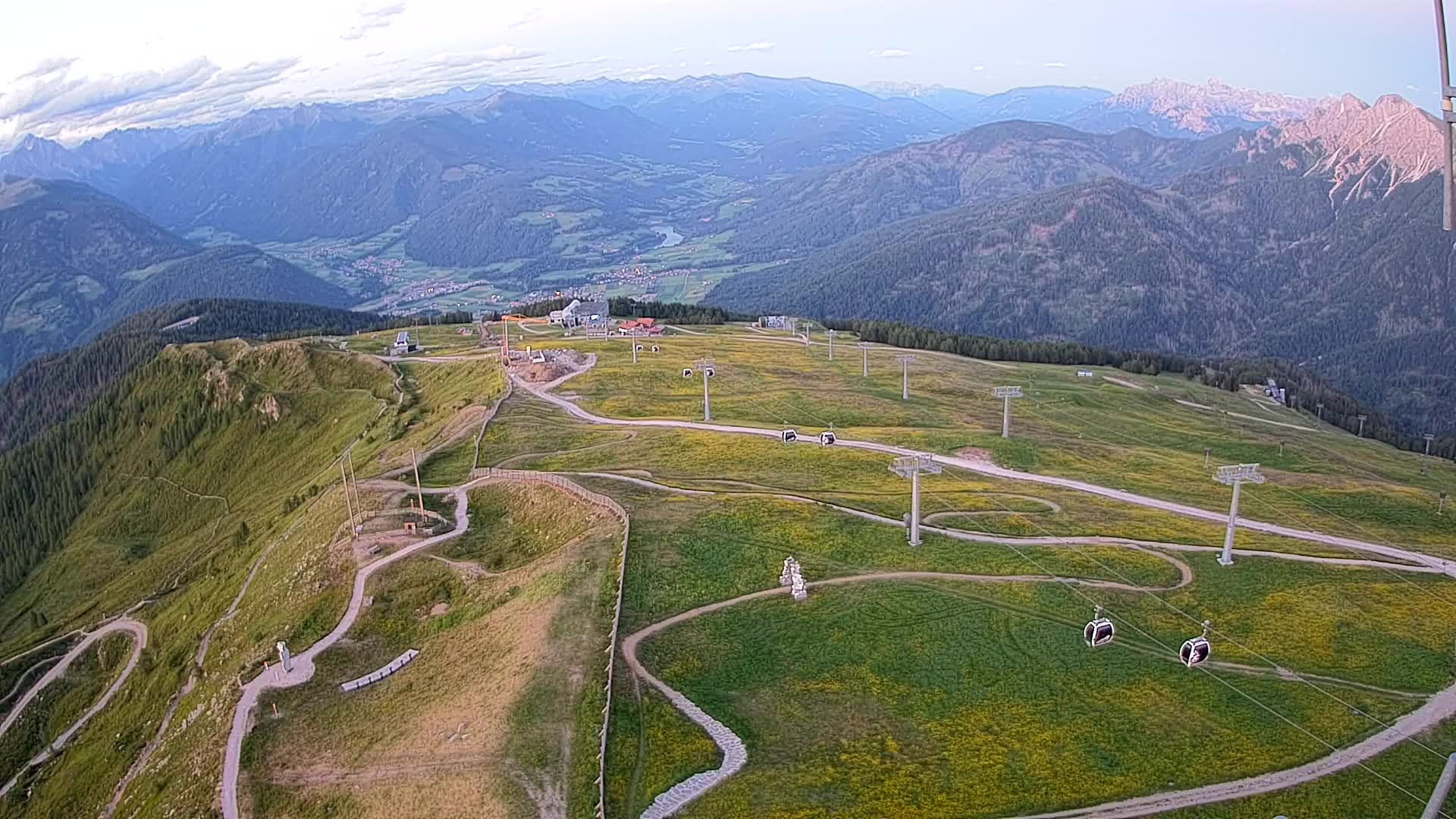 Kronplatz vrh | pogled na Valdaora – Olang