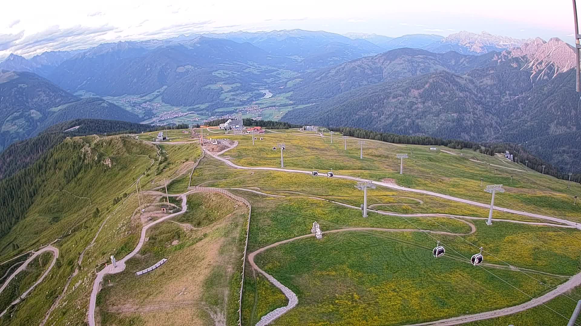 Kronplatz vrh | pogled na Valdaora – Olang