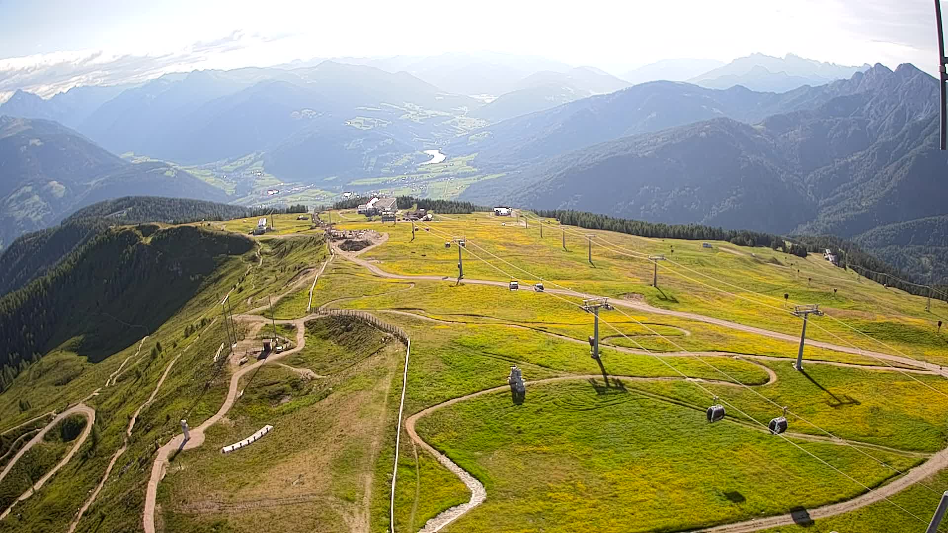Kronplatz-Gipfel | Blick nach Olang – Valdaora