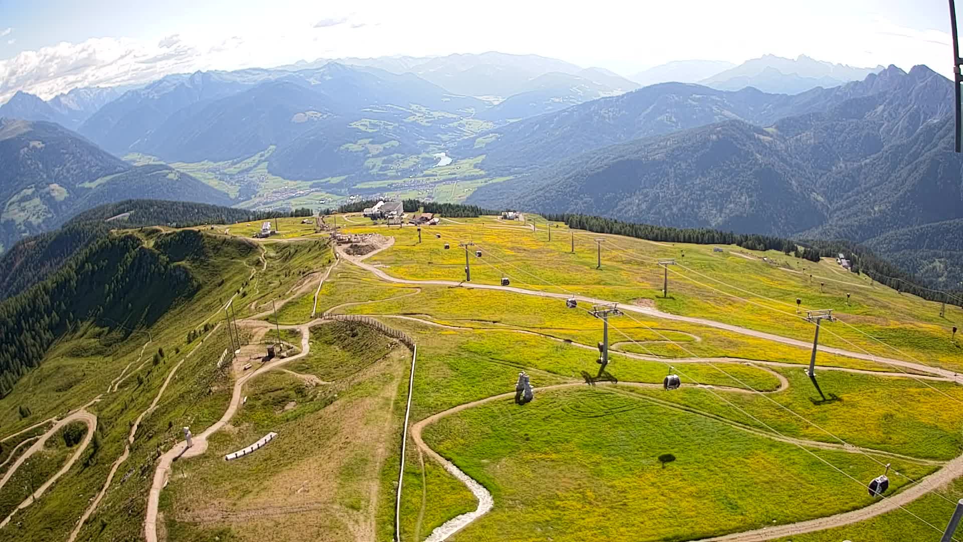 Kronplatz-Gipfel | Blick nach Olang – Valdaora