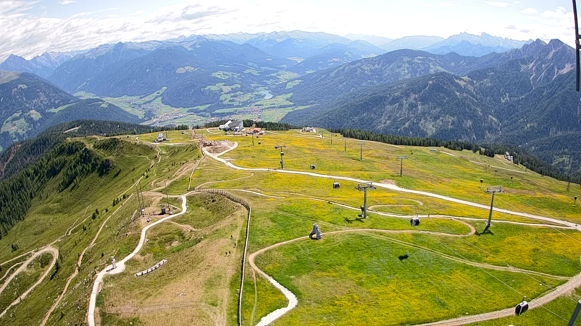 Sommet du Kronplatz | vue sur Valdaora – Olang