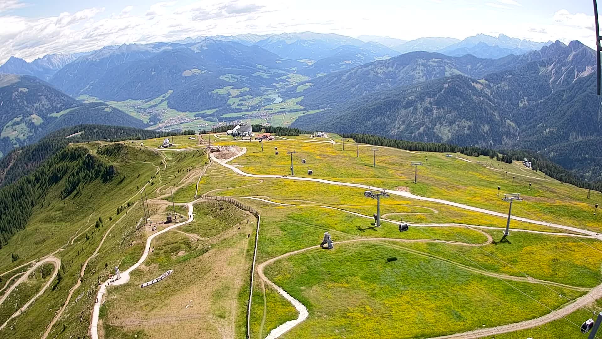 Sommet du Kronplatz | vue sur Valdaora – Olang