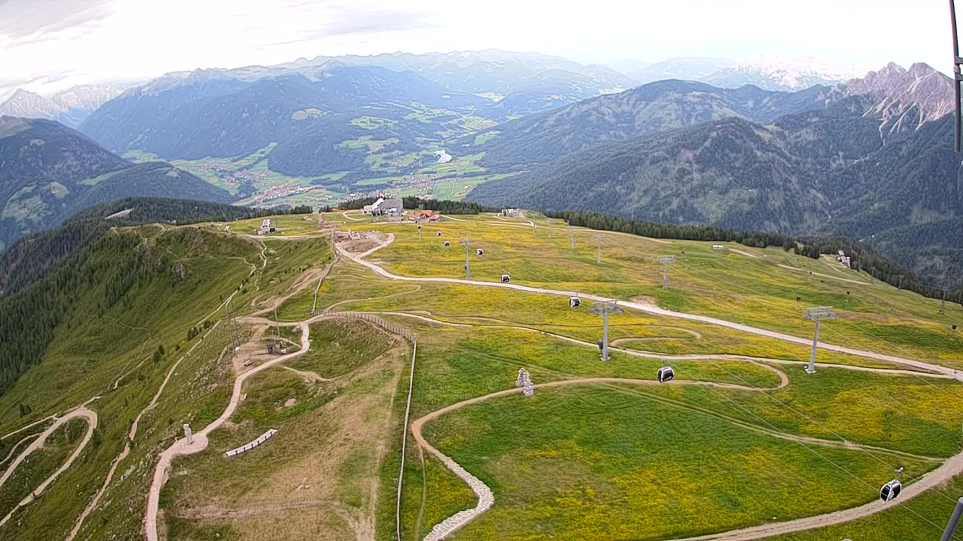 Kronplatz-Gipfel | Blick nach Olang – Valdaora
