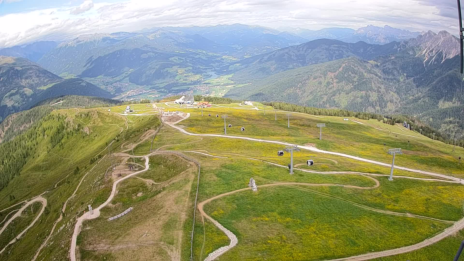 Sommet du Kronplatz | vue sur Valdaora – Olang