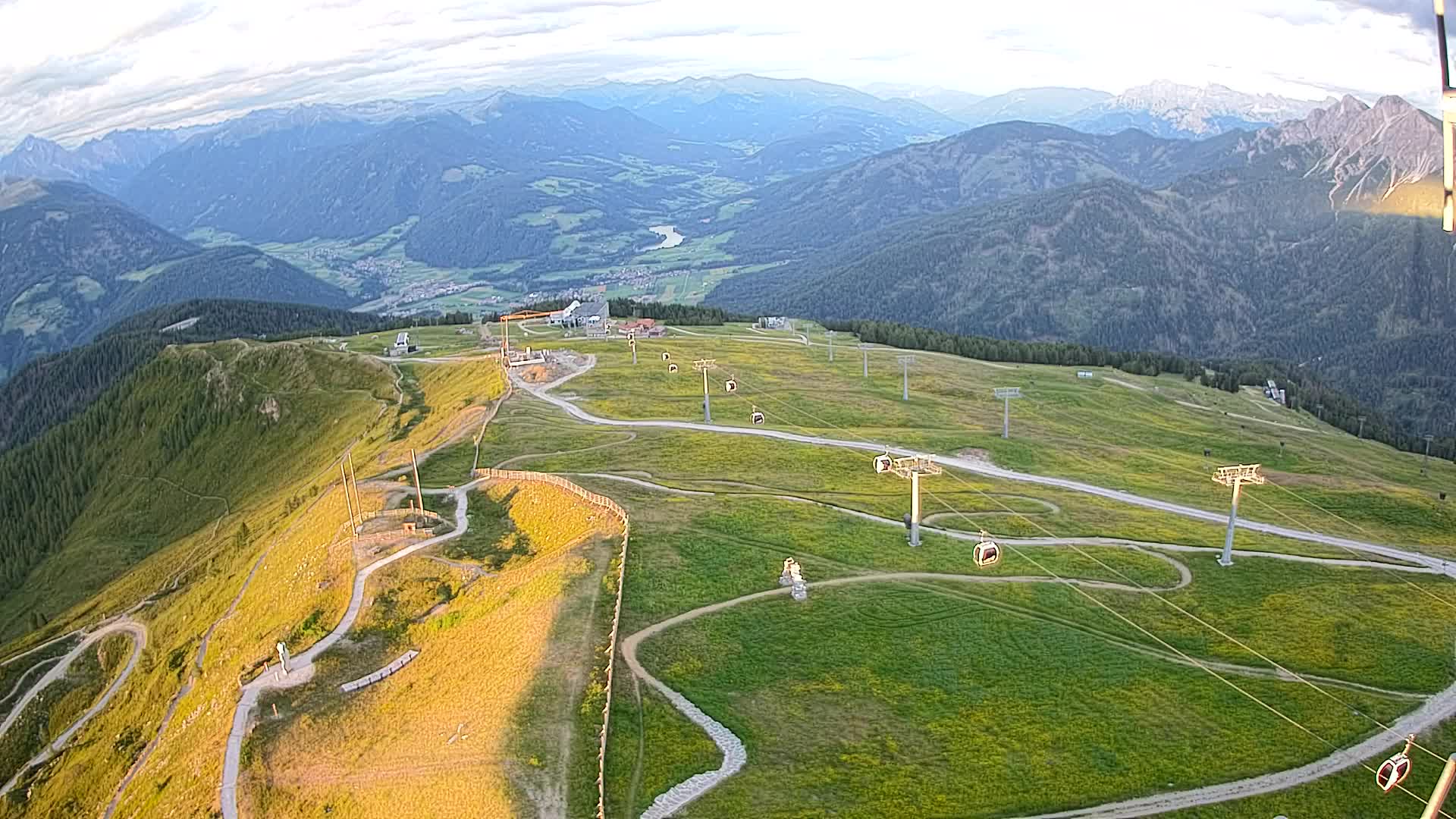 Kronplatz-Gipfel | Blick nach Olang – Valdaora