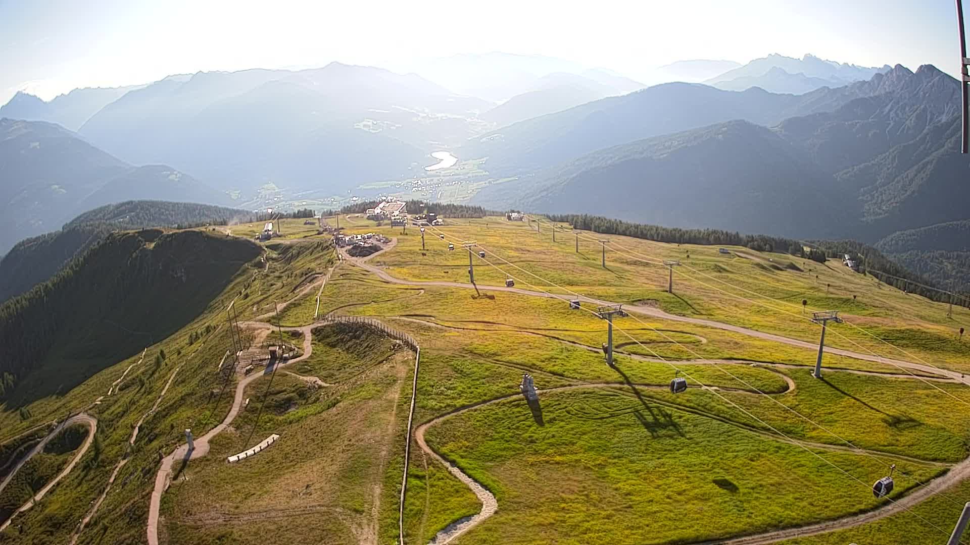 Kronplatz-Gipfel | Blick nach Olang – Valdaora