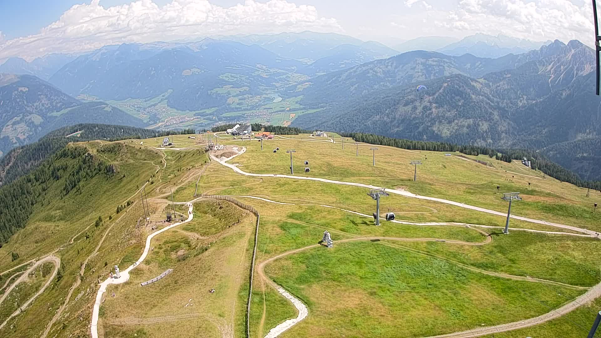Kronplatz-Gipfel | Blick nach Olang – Valdaora