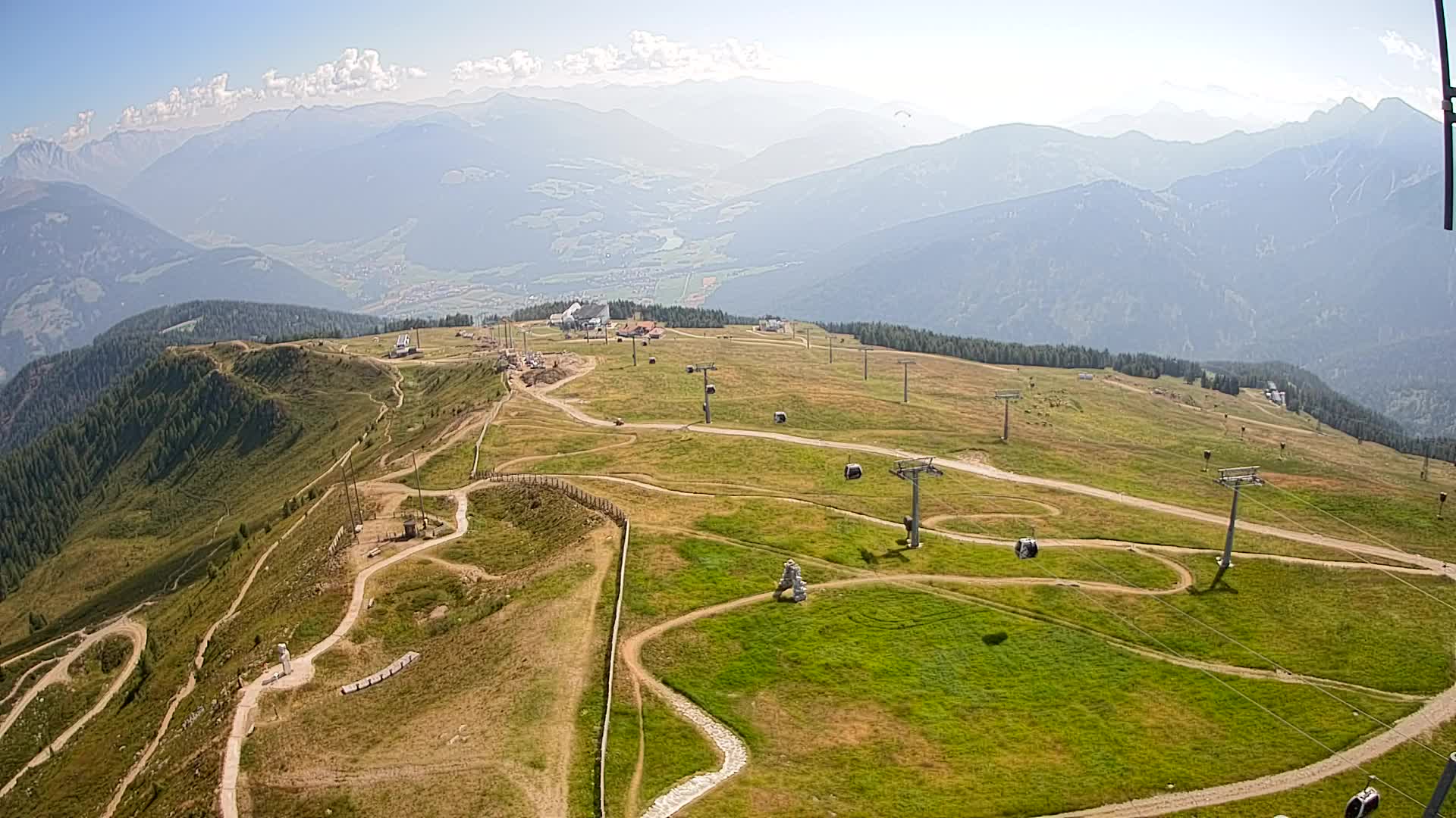 Kronplatz-Gipfel | Blick nach Olang – Valdaora