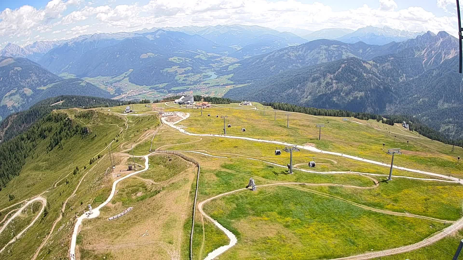 Sommet du Kronplatz | vue sur Valdaora – Olang