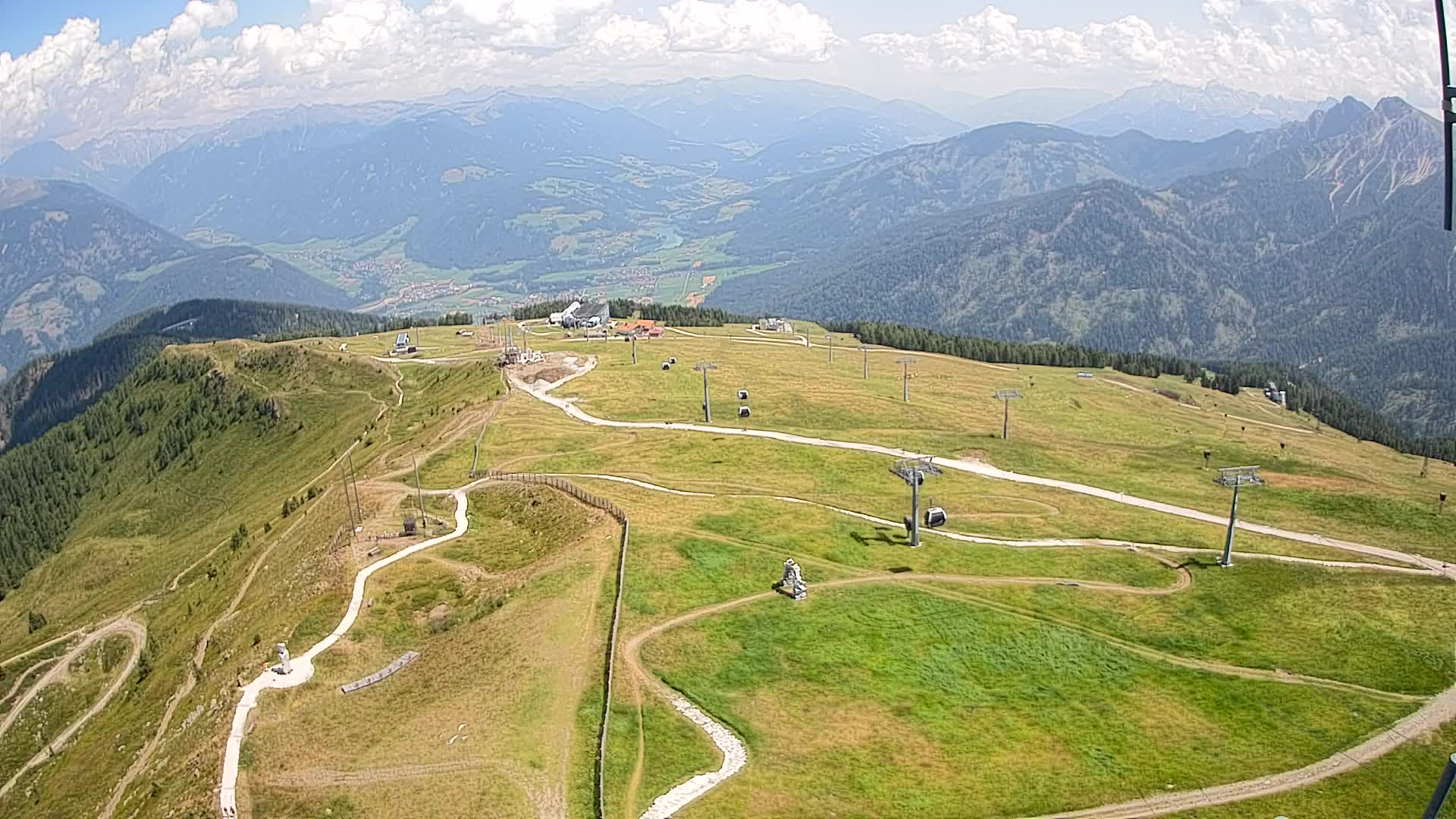 Kronplatz-Gipfel | Blick nach Olang – Valdaora