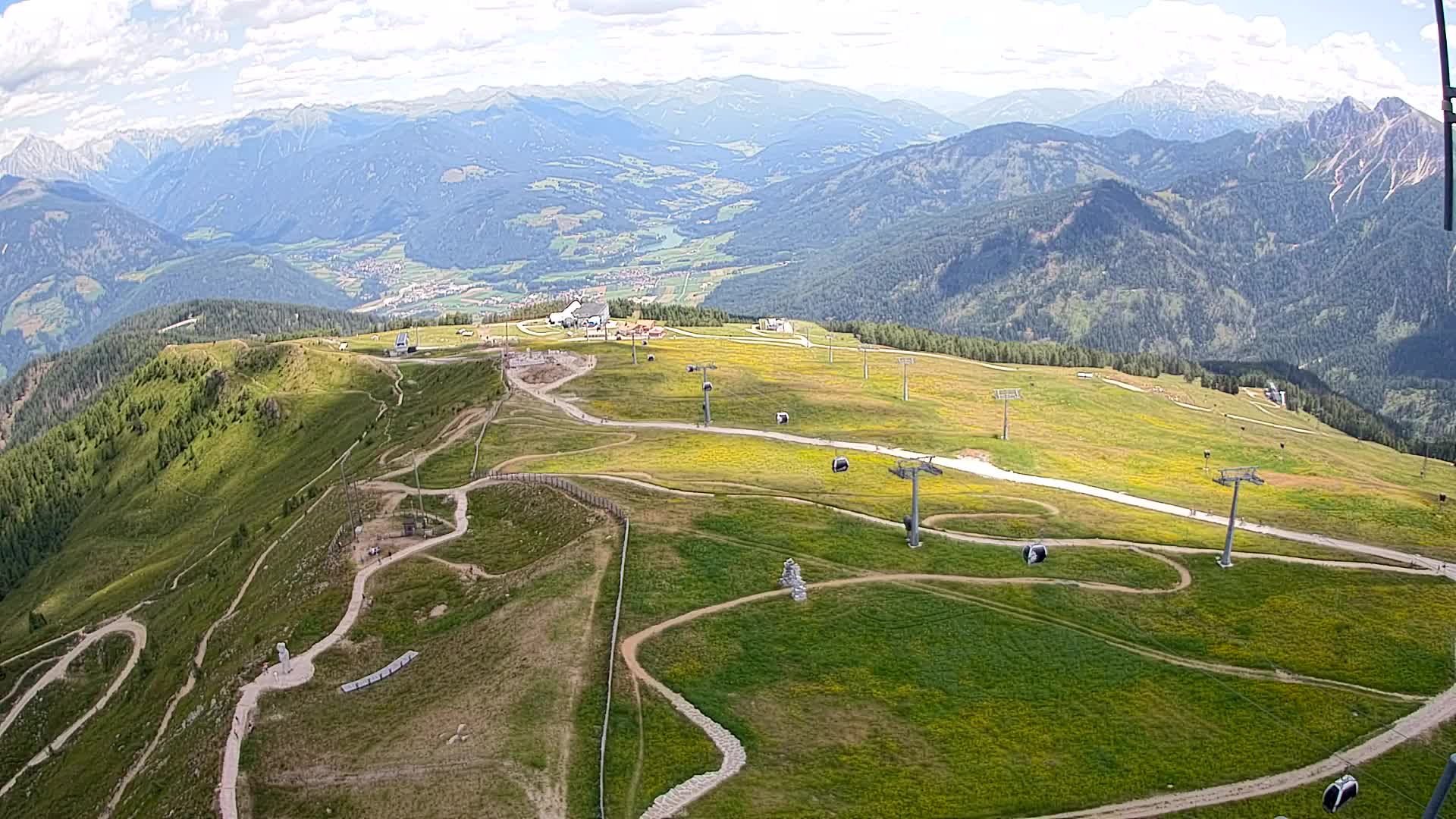 Sommet du Kronplatz | vue sur Valdaora – Olang