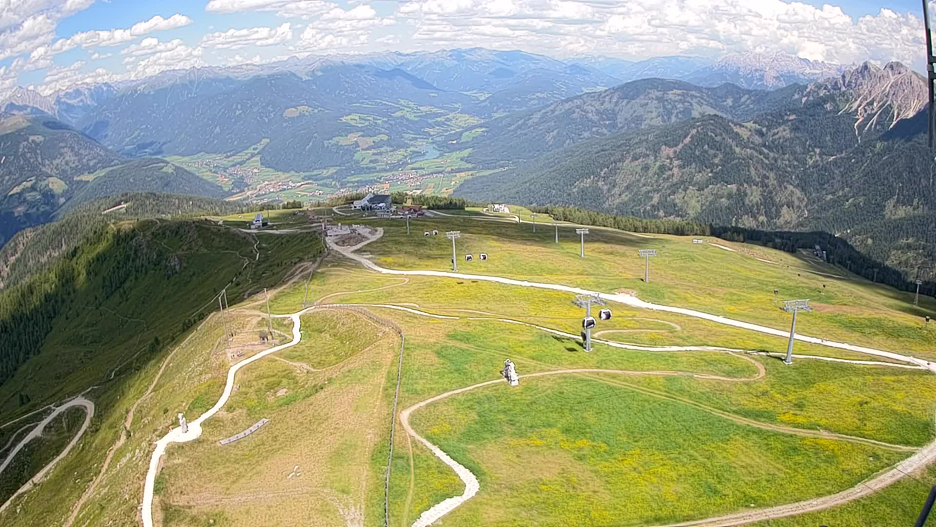 Sommet du Kronplatz | vue sur Valdaora – Olang