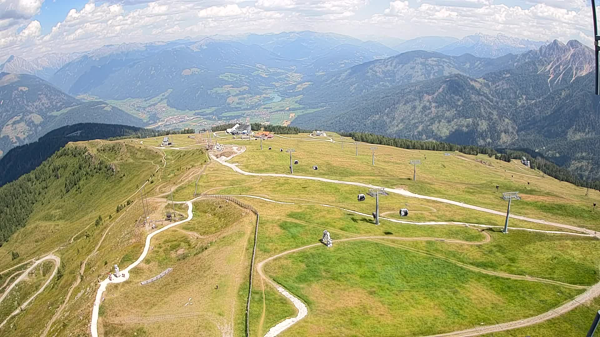 Kronplatz-Gipfel | Blick nach Olang – Valdaora