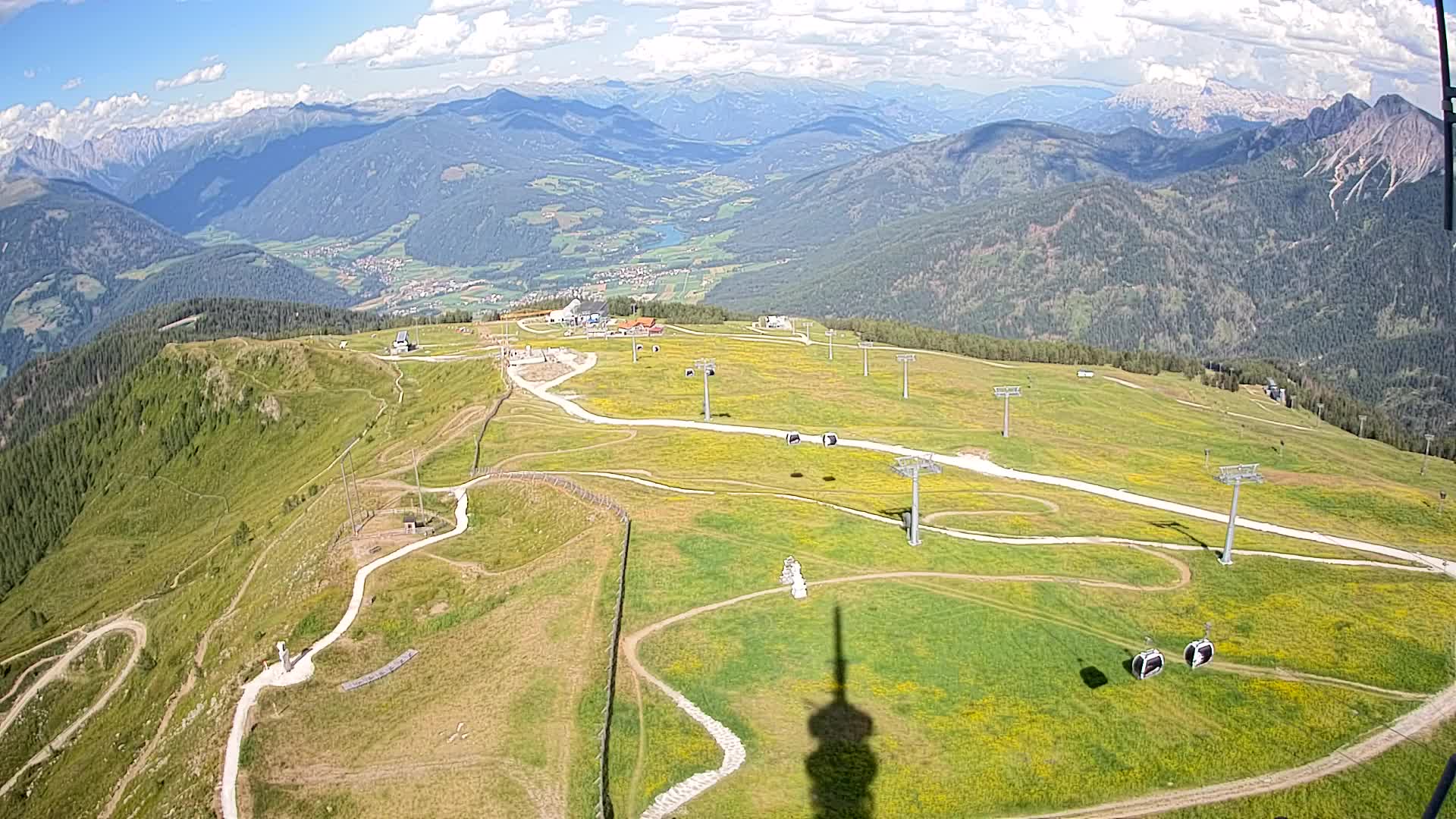 Kronplatz-Gipfel | Blick nach Olang – Valdaora