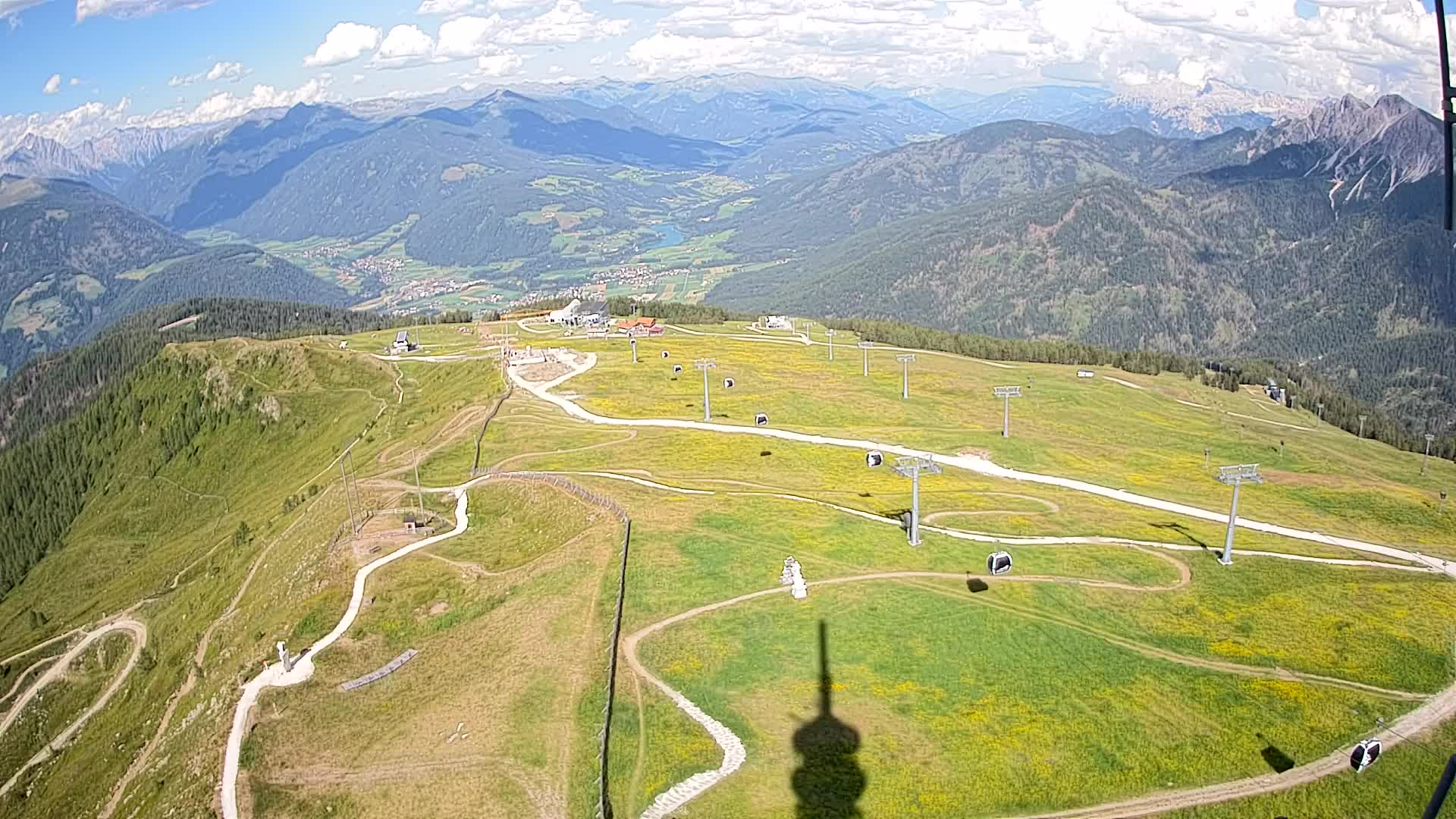 Kronplatz-Gipfel | Blick nach Olang – Valdaora